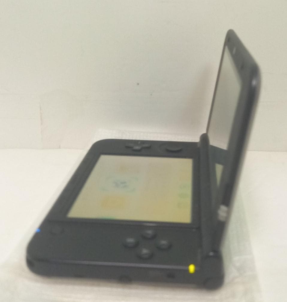 3DS/2DS/DS Working Item Nintendo 3Ds Ll Body Black Silver Box Manual Inclu Japan