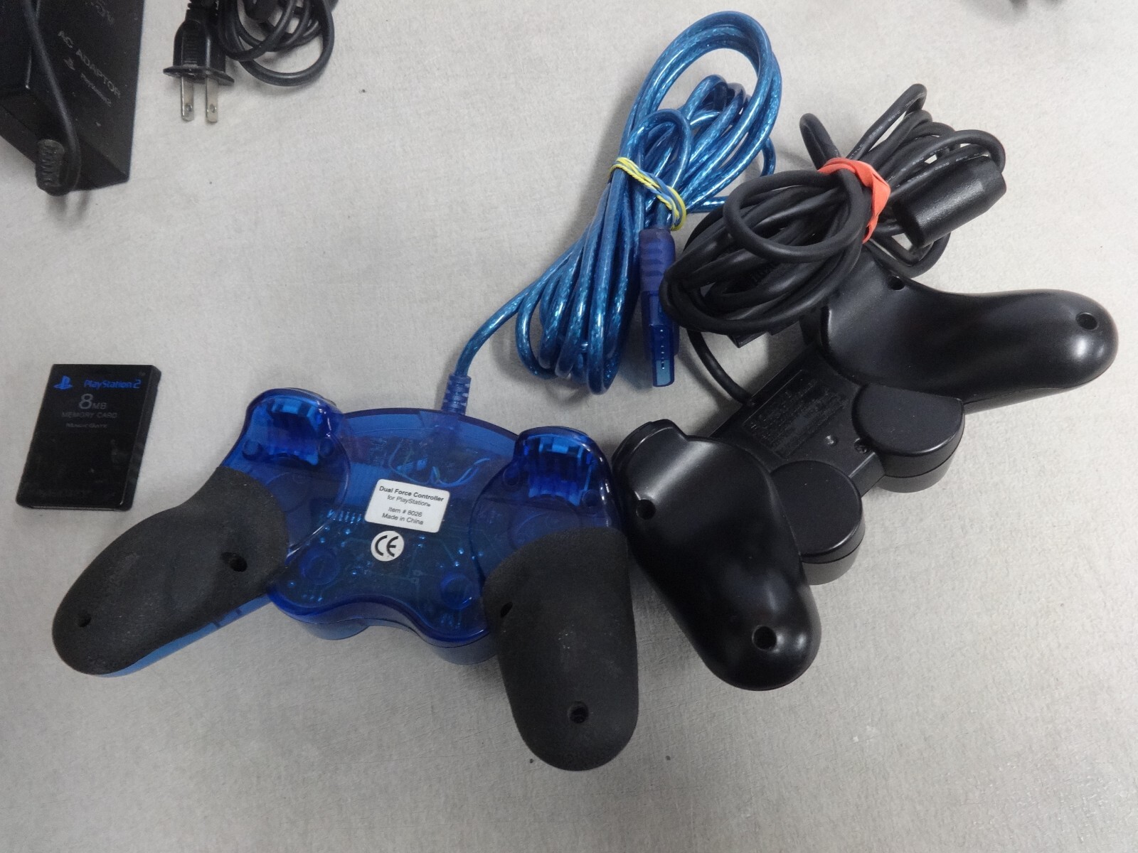 OEM Sony PS2 SLIM Video Game System Console Bundle Set Playstation-2 SCPH-70012