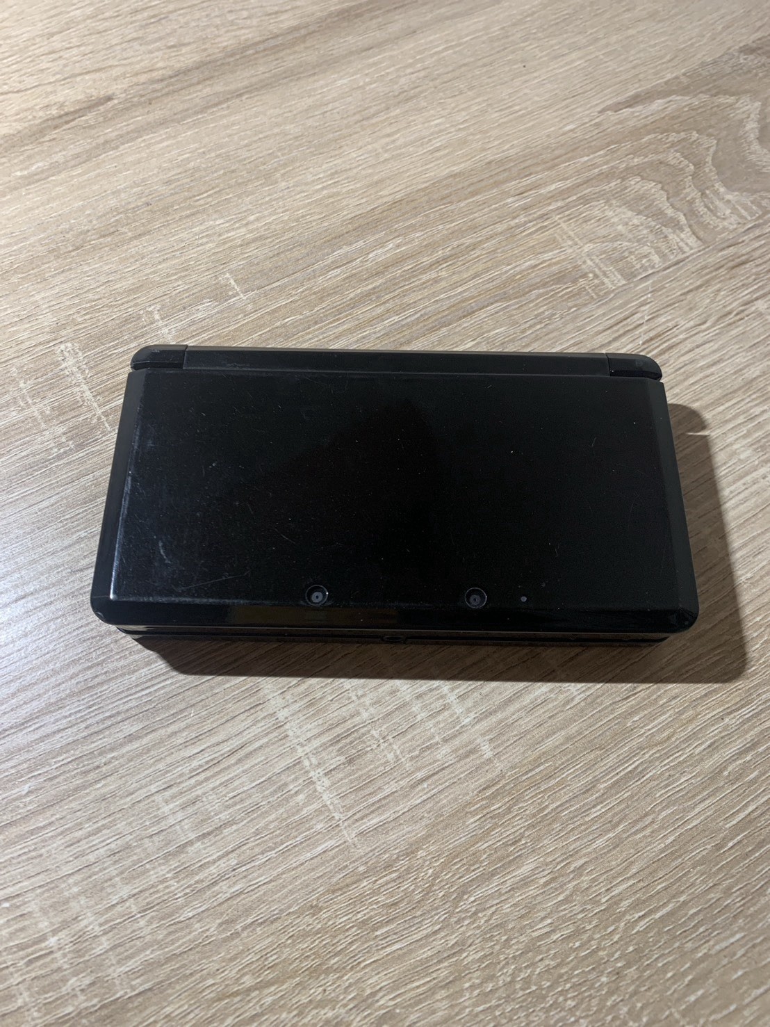0822 Nintendo 3DS Clear Black For Parts