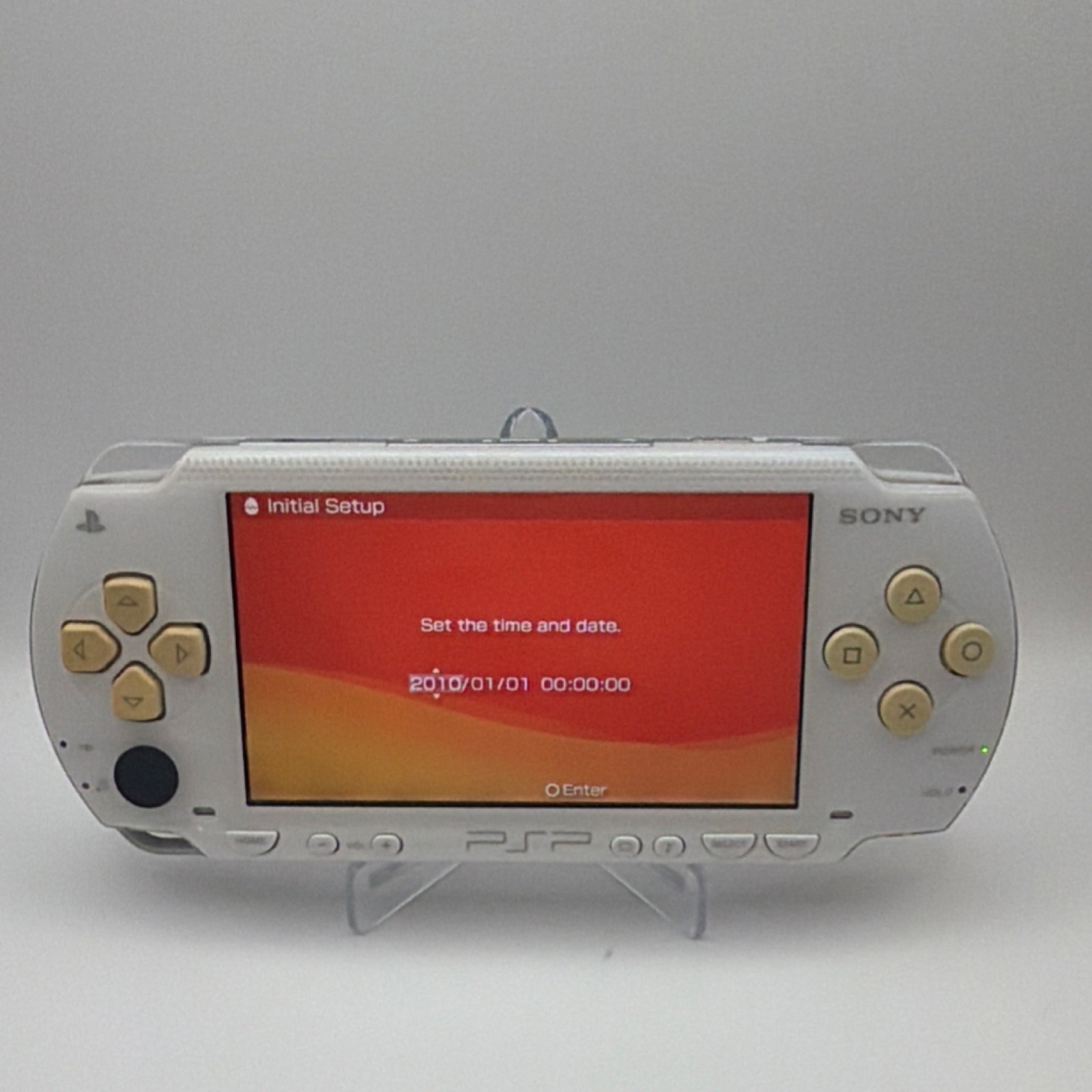 Sony PSP-1000 White Handheld Console – Tested and Working – Charger Included!!!