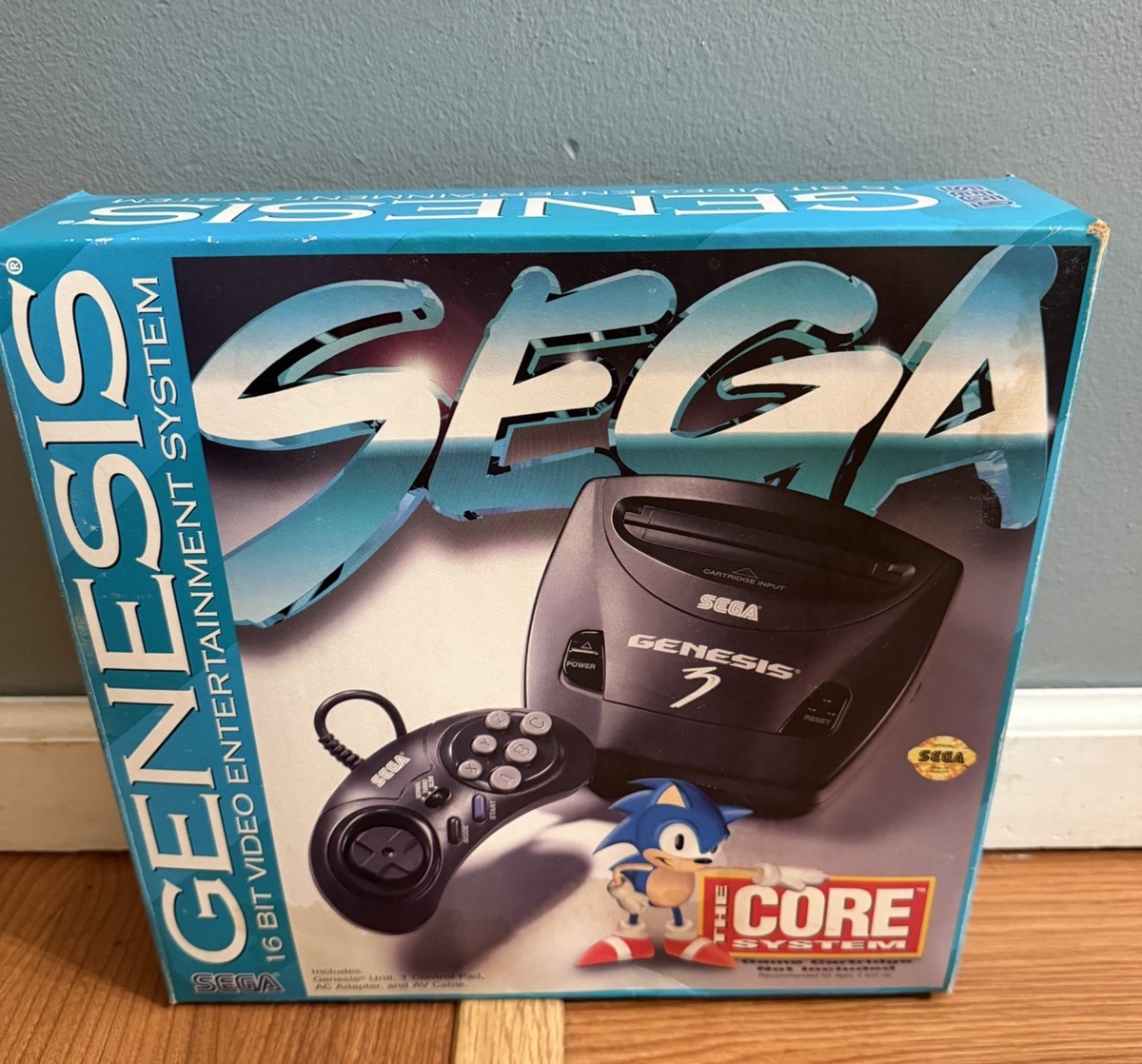 Sega Genesis III Model 3 Console Core System – Tested, come in box! No manual.