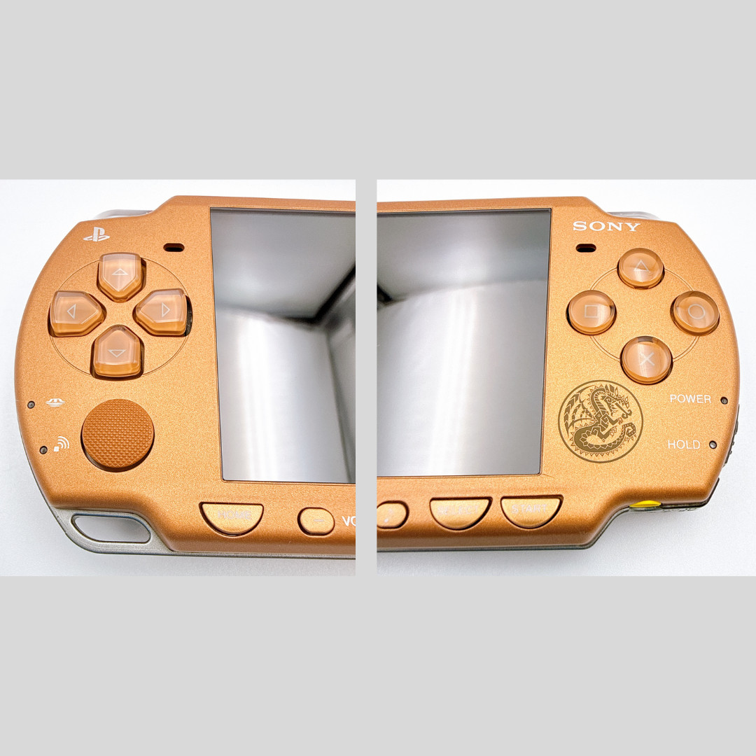Sony PSP-2000 Monster Hunter Bronze Limited Console w/Pouch, 4GB – Excellent+