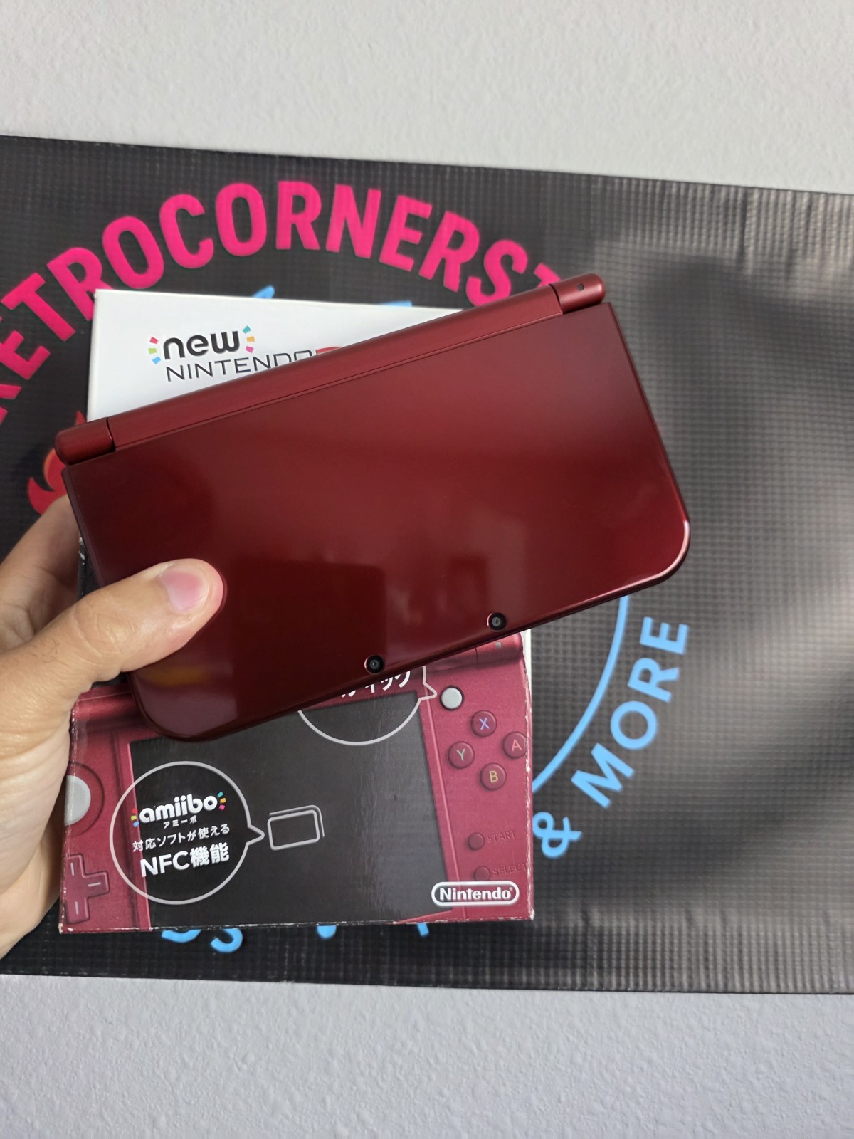 Nintendo New 3DS XL/LL Console Red With Box FAST SHIPPING