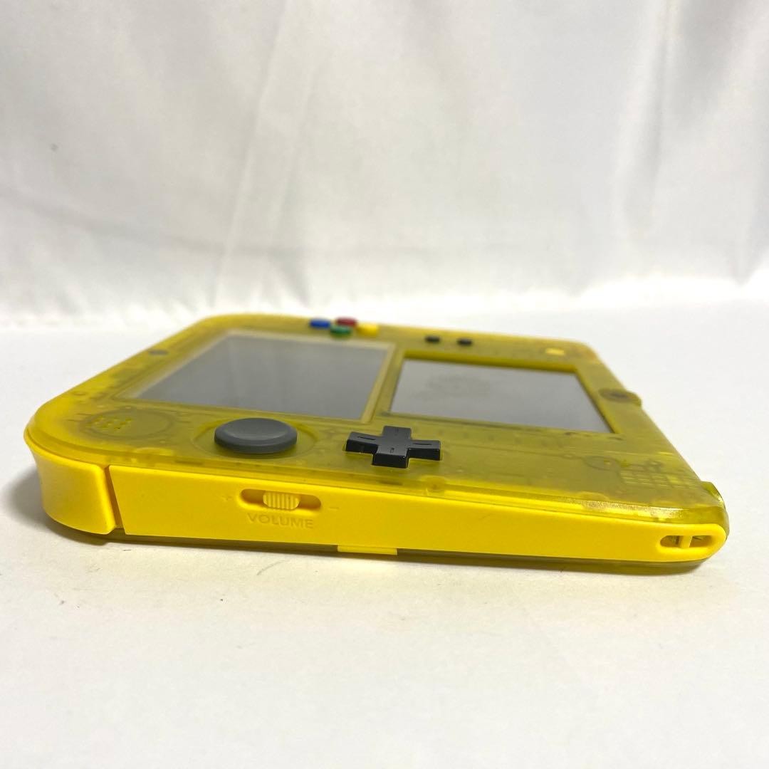 Nintendo 2DS Pikachu Edition Clear Yellow Console Only Tested For Repair