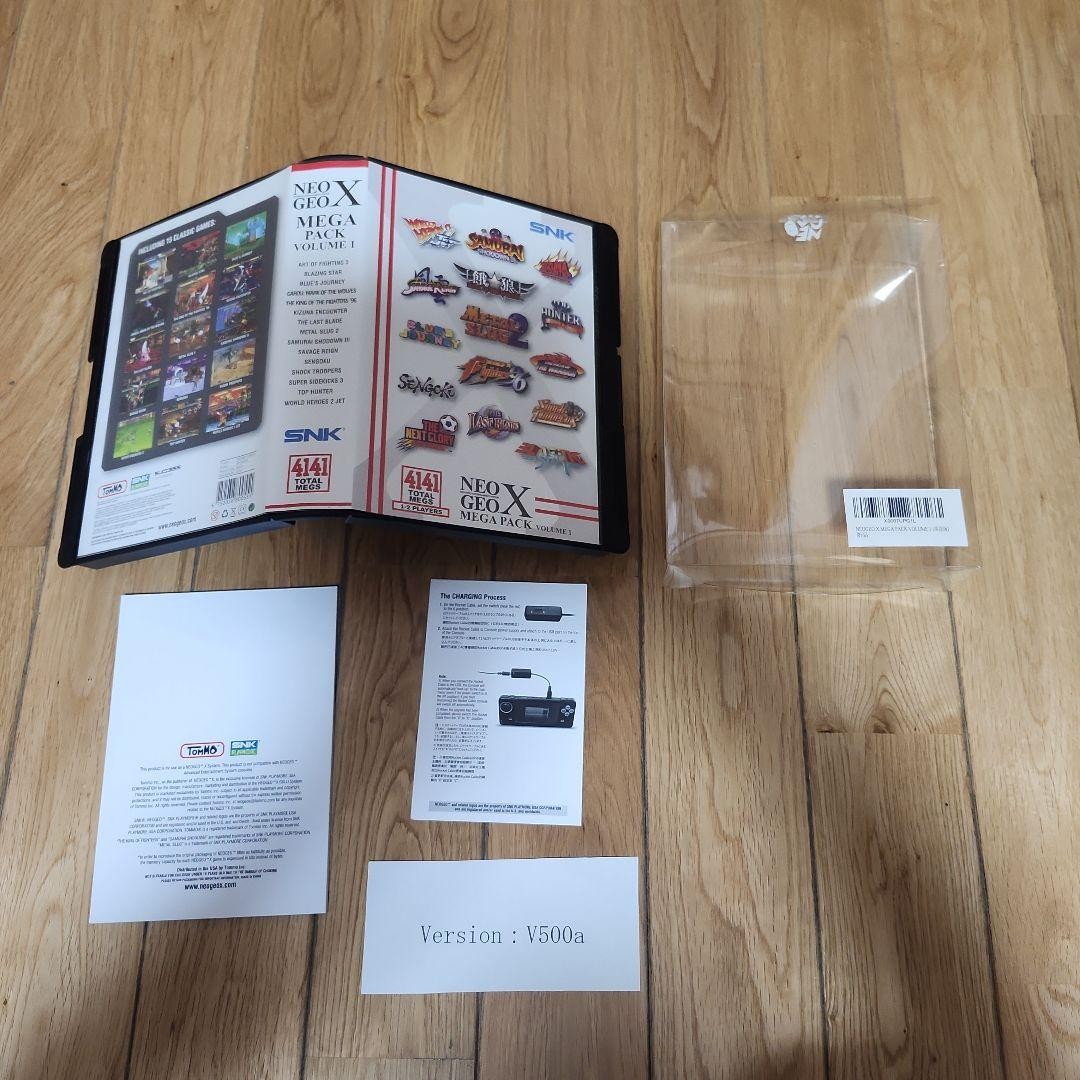 SNK NEO GEO X GOLD Limited Edition Console Complete Box Japan F/S