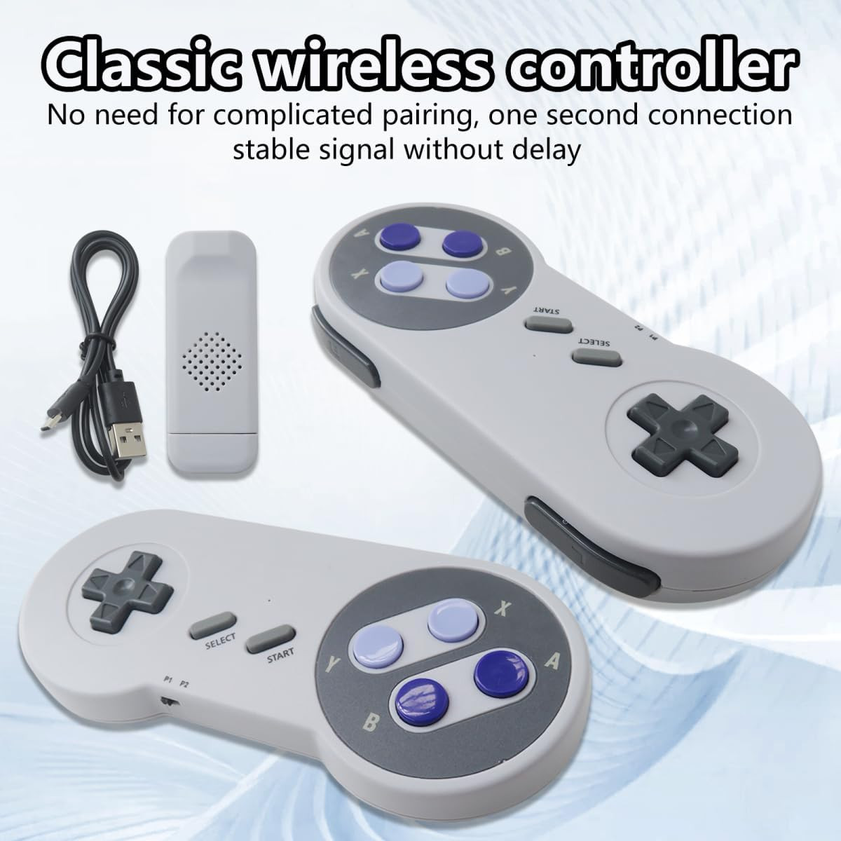 SF900 for NES Retro Video Game Console HD Game Stick 5000 Games with 2X Wireless