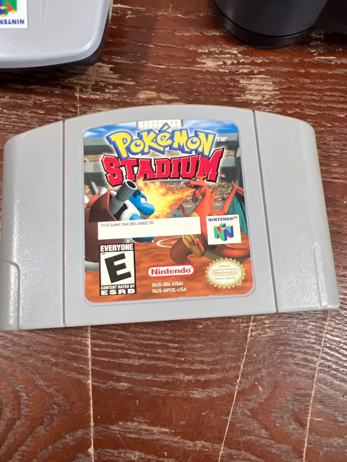 Nintendo 64 Pokemon Stadium Battle Set With Atomic Purple Controller & Transfer