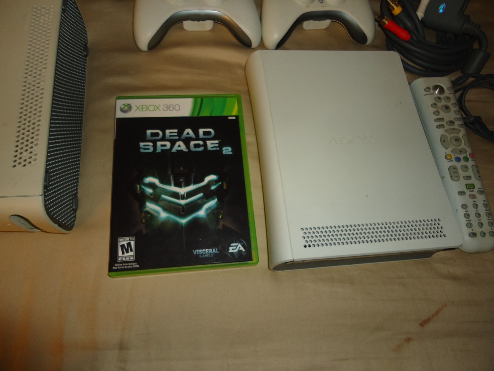 Xbox 360 with rare HD DVD Player external disc drive w/system Boxed Dead Space 2