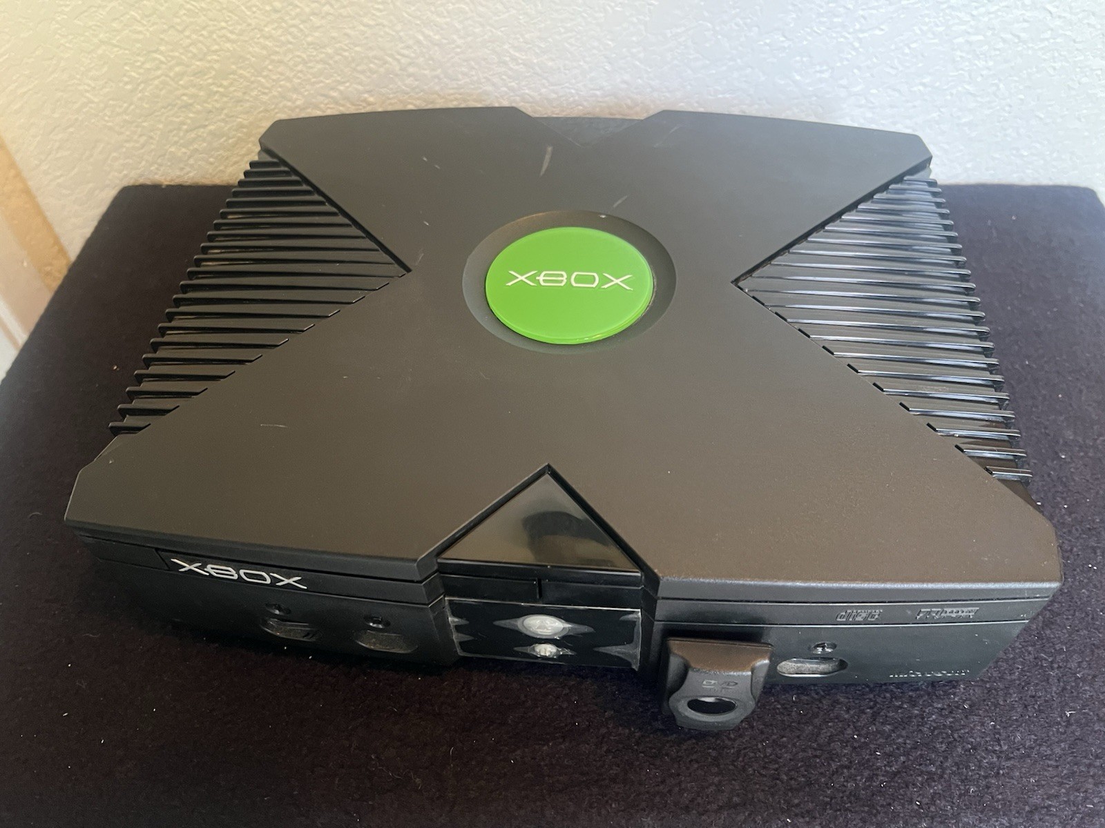 Xbox Original Console Bundle Controllers, DVD Playback Dongle/remote, Cables