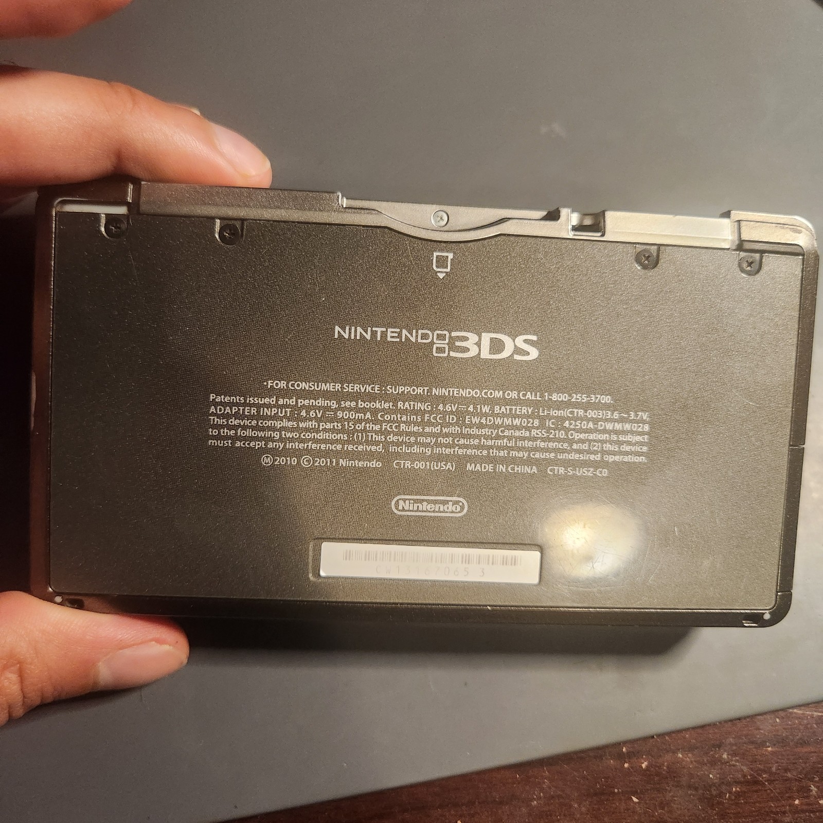 Nintendo 3DS Cosmo Black System – Working