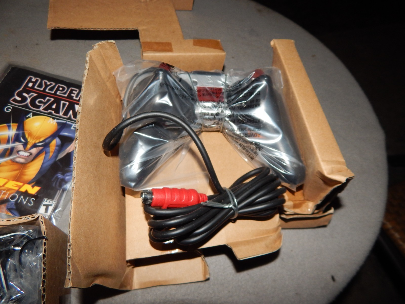 Mattel Hyper Scan Video Game System With X-Men Game Pack Unused? Parts Estate