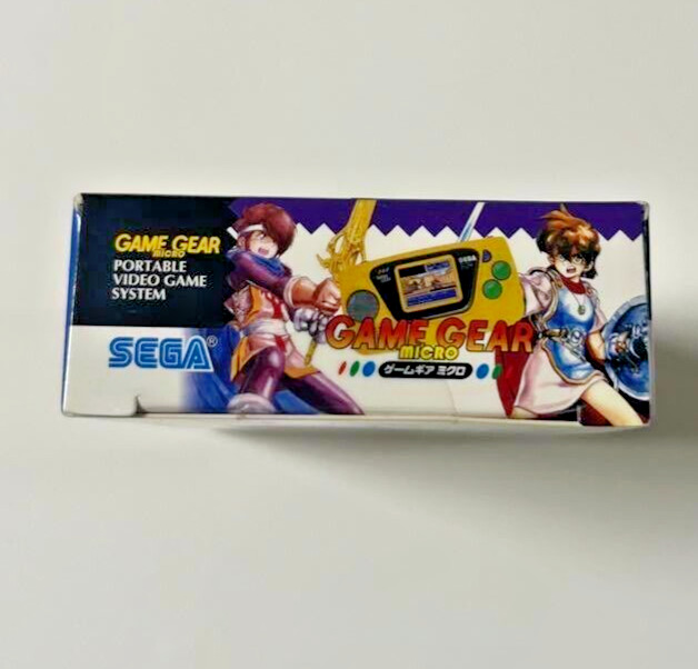 Sega Game Gear Micro Mini yellow 4 Collection Games Preloaded
