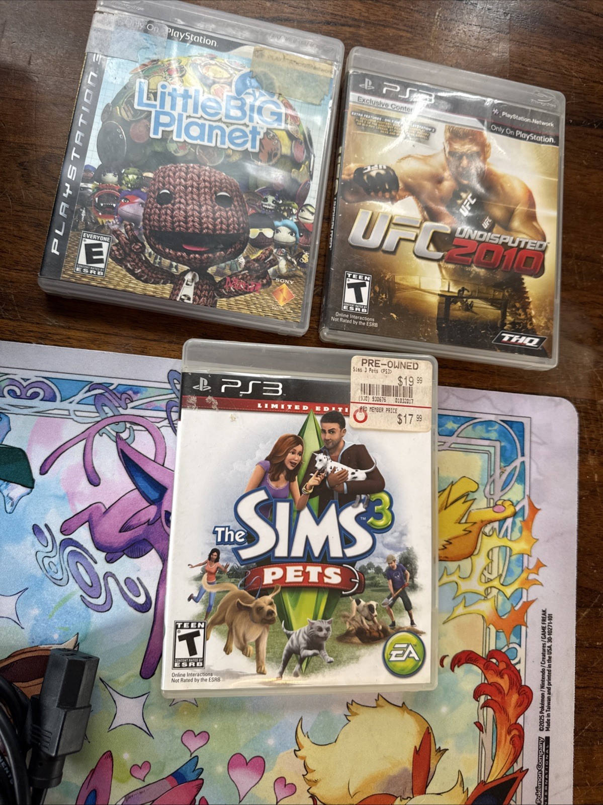 Sony Playstation 3 PS3 40 GB Bundle w/ Controller & 3 Games