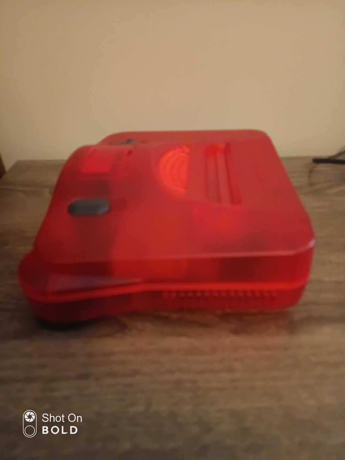 Nintendo 64 N64 Console Red Reshell Tested Working With Expansion Pack