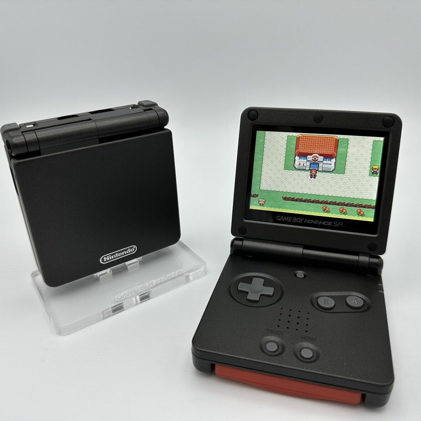 Nintendo Gameboy Advance SP Pokémon V5 IPS LCD Reshell Glass Screen &New Battery