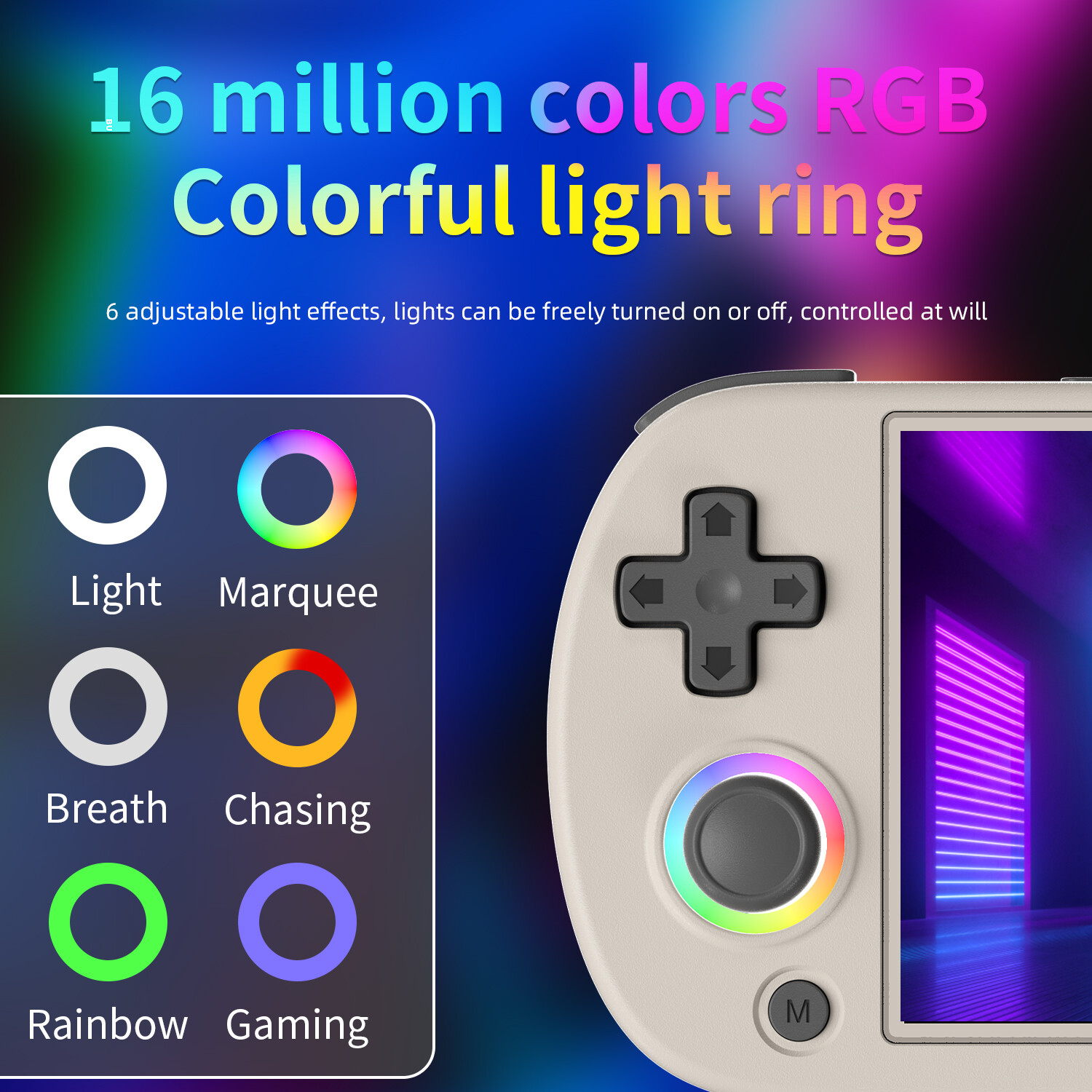 ANBERNIC RG40XX H handheld Game Console 4.0-inch IPS Screen 64G 5K+ Games Gifts