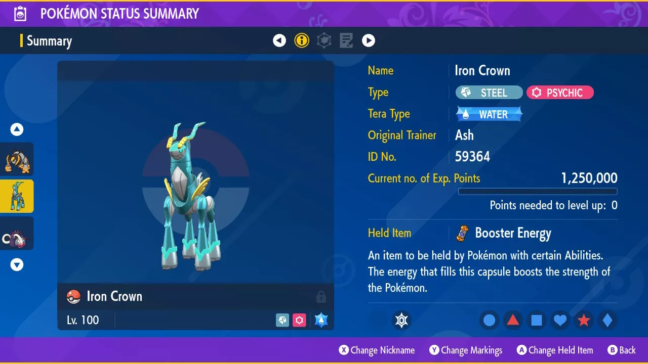 All Paradox Pokemon Scarlet and Violet 6iv Shiny Trained Non Shiny BattleReady🌟