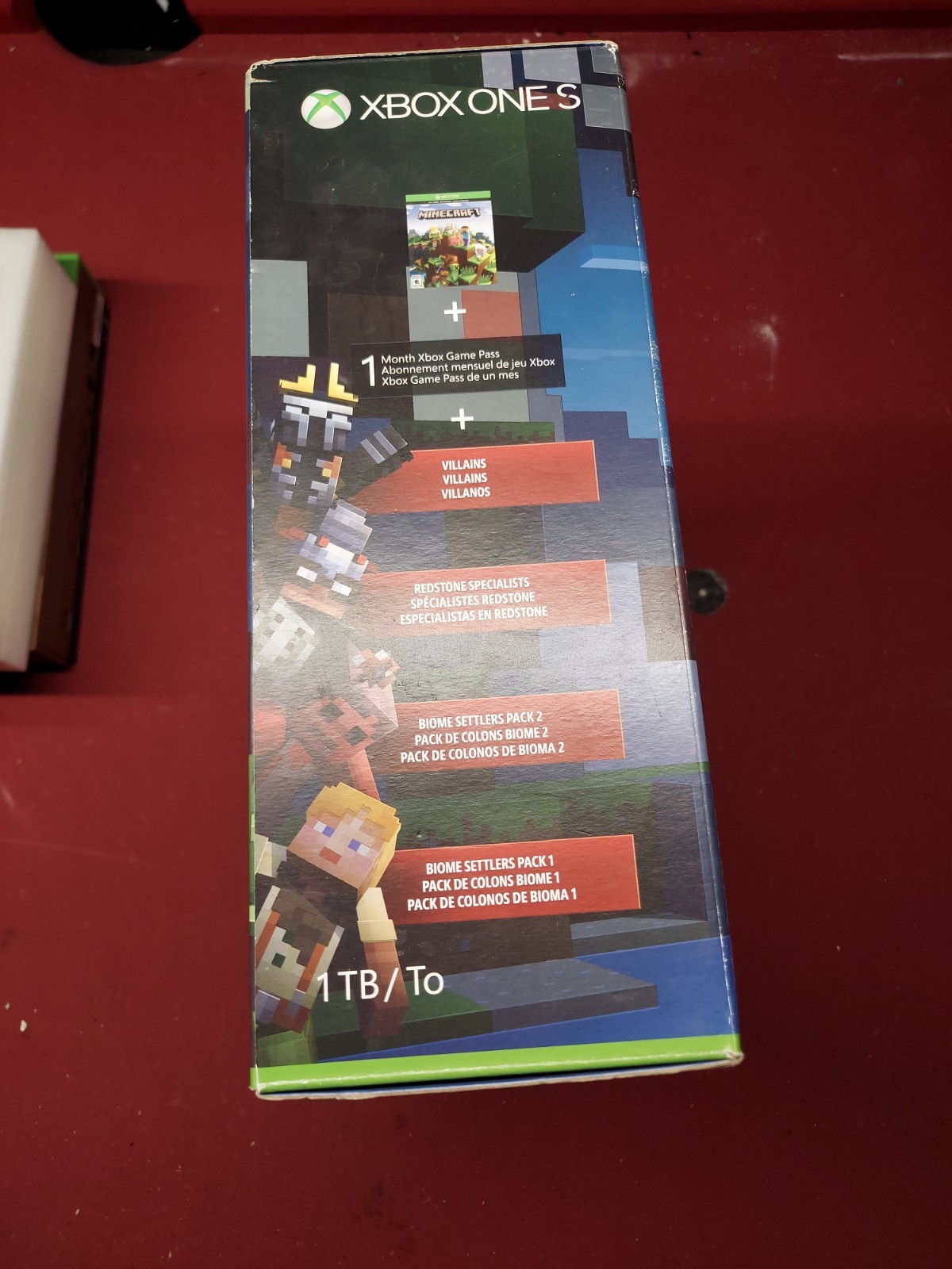 Xbox One S Minecraft Console Creeper Controller Box Inserts Foam Tested Works