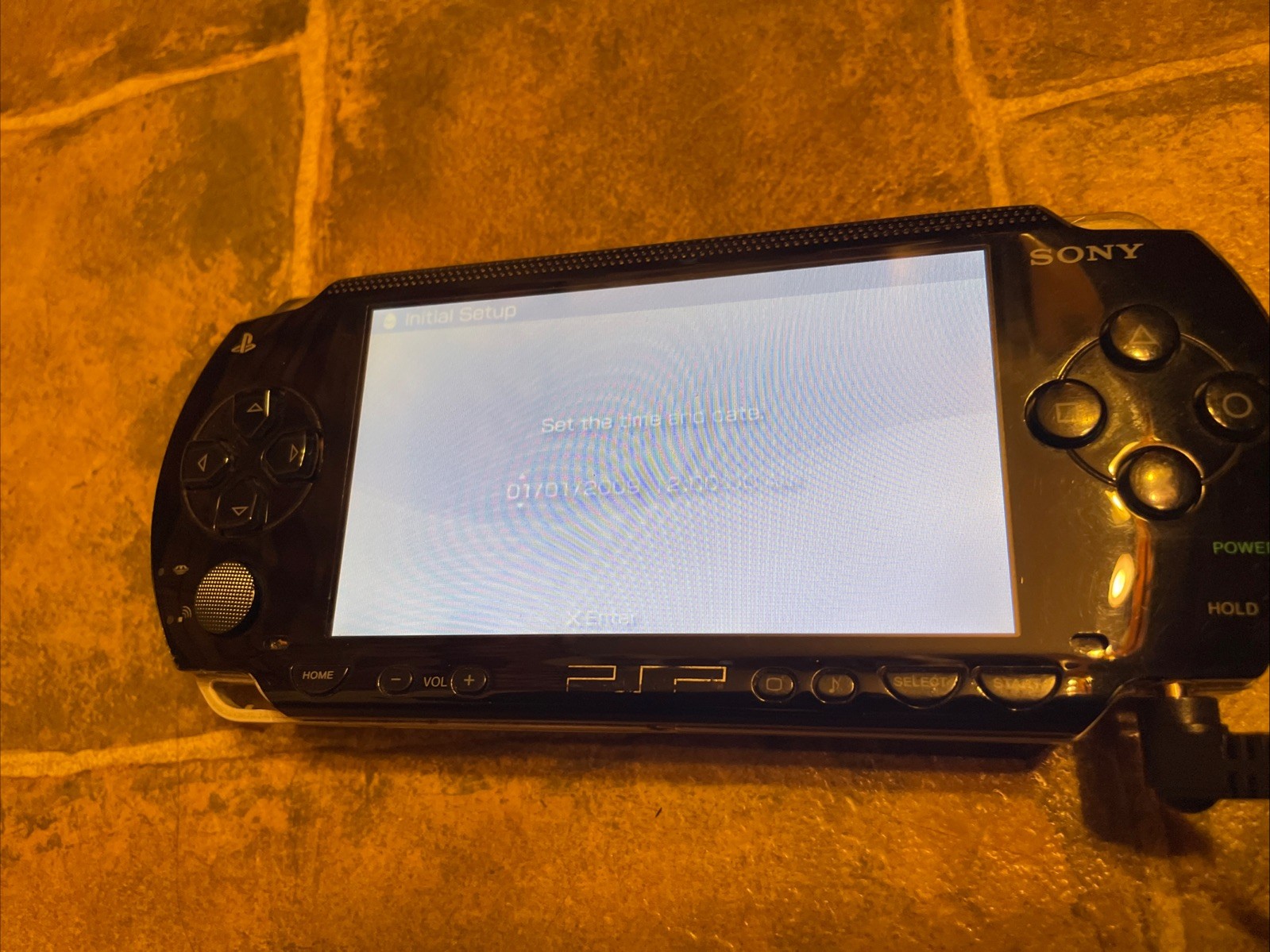Sony PSP-1001 Black Handheld System NTSC-U/C UMD Compatible AC Adapter + UMD