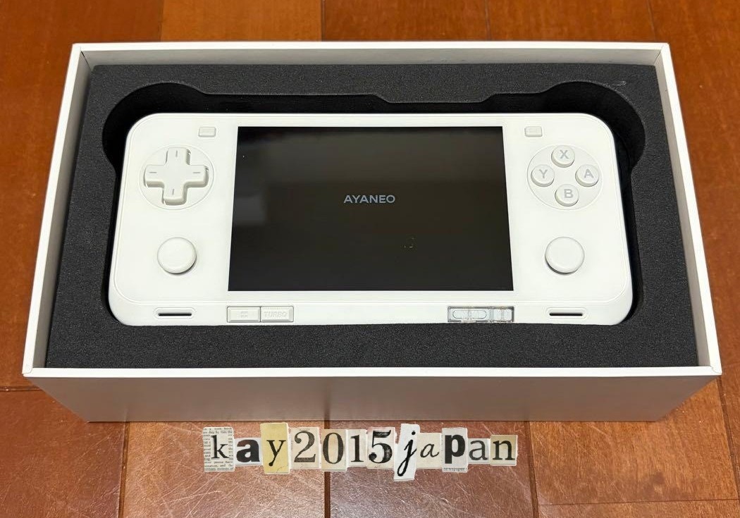 AYANEO Pocket S 512GB 16GB White Handheld Gaming PC Snapdragon G3x Gen2 Case Cap