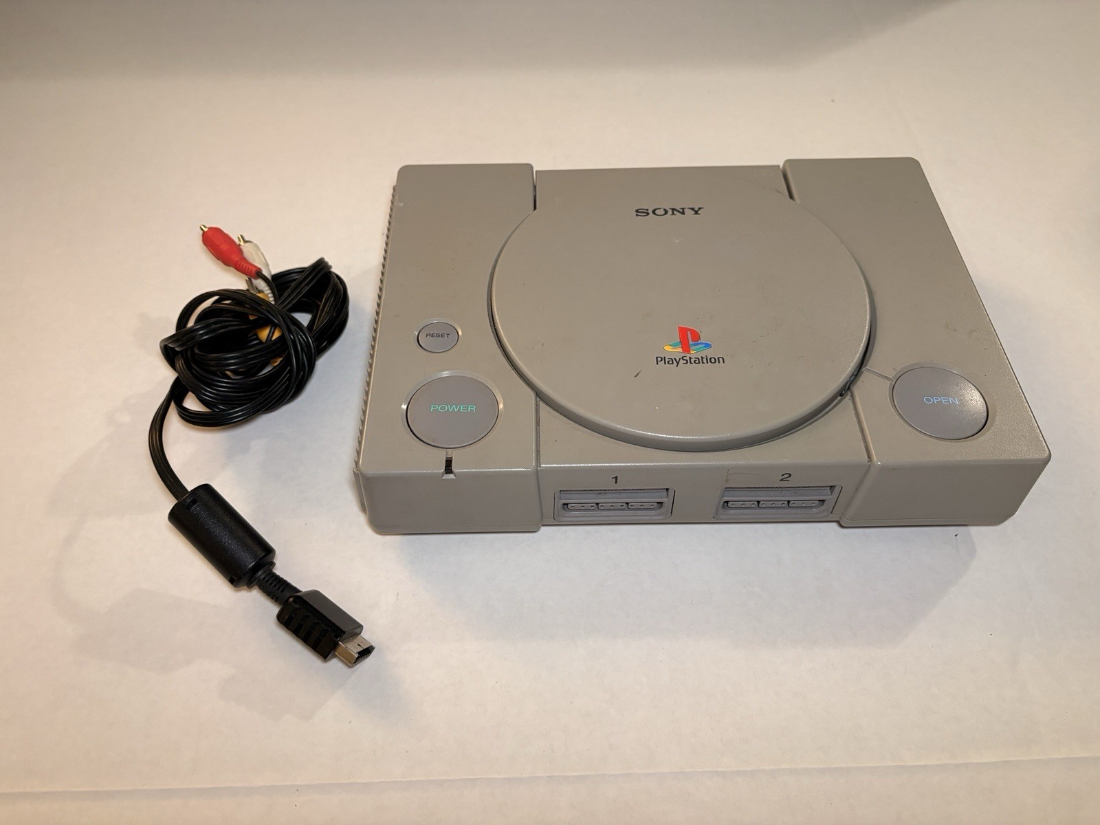 Sony PlayStation 1 Original Console Only Tested Working As Cord No Power Cord
