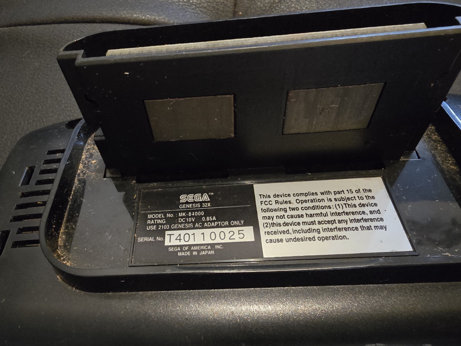 Sega Genesis 32X MK-84000. Not tested.. As is.