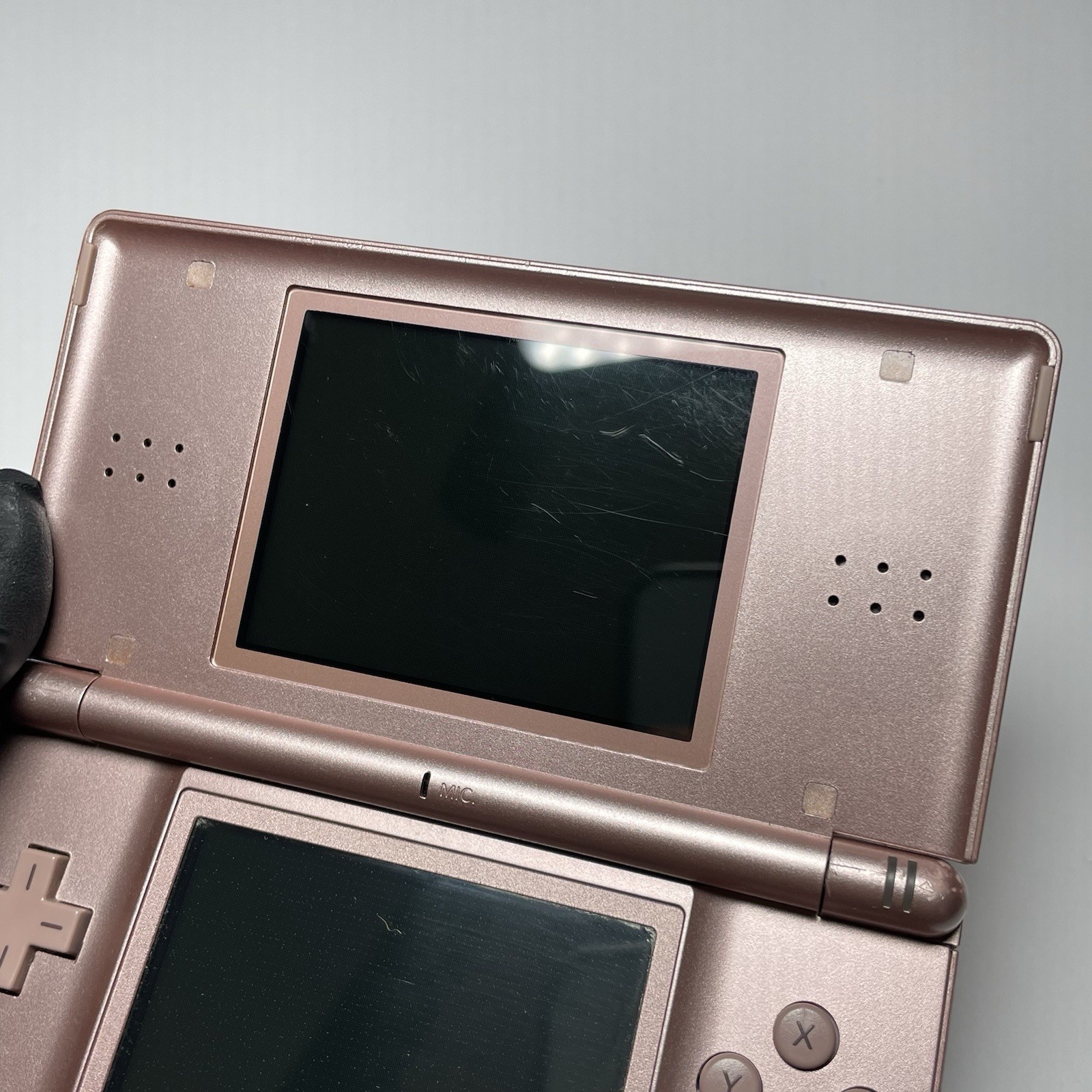 Nintendo DS Lite Handheld System- Metallic Pink Rose – Tested Working