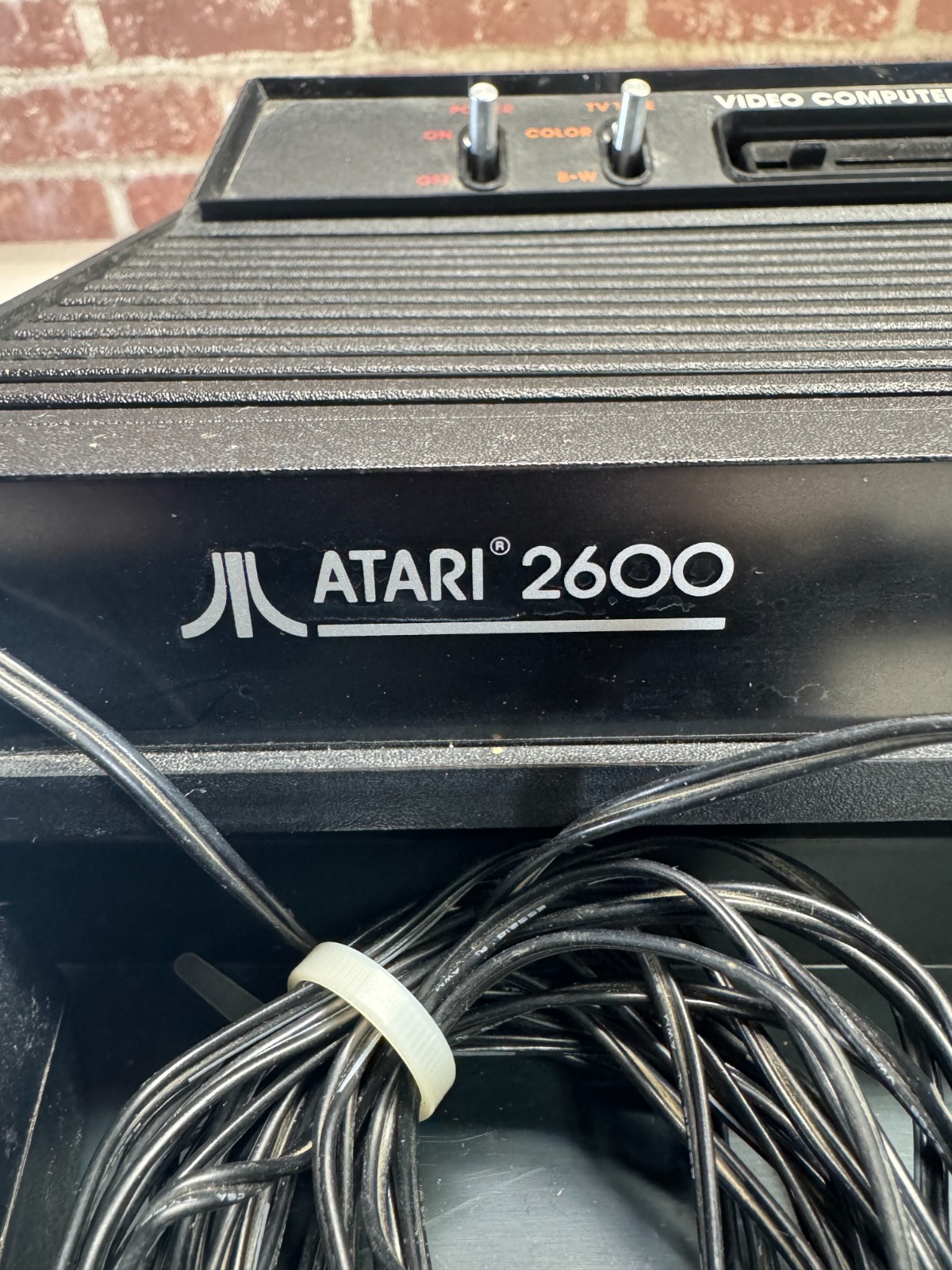 Vintage Atari 2600 Video Computer System Console w/ 9 Games No Controllers