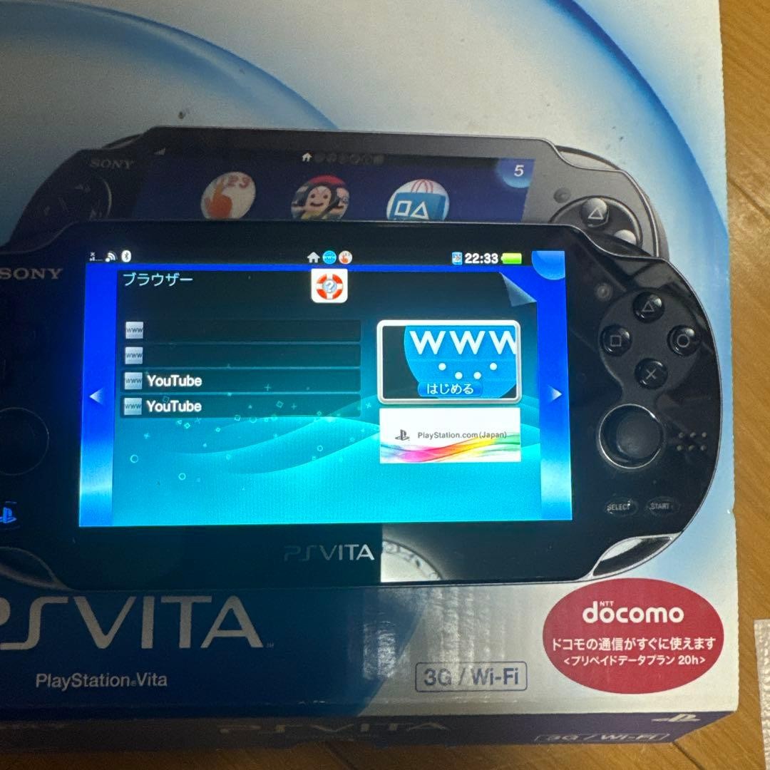 PSVITA Sony Ps Vita 3G/Wi-Fi Box Payment Japan