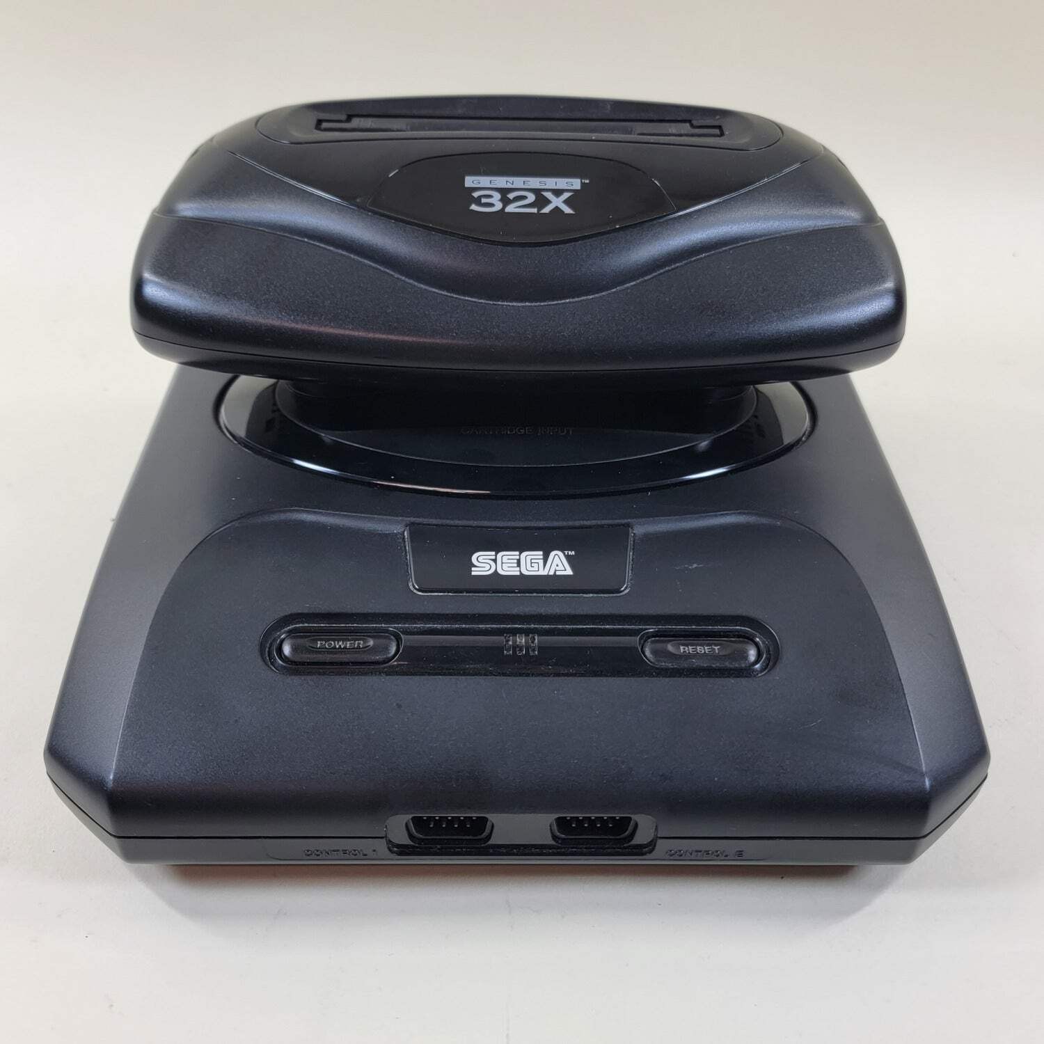 Sega Genesis Video Game Console Black MK-1631 with 32x Adapter and Games
