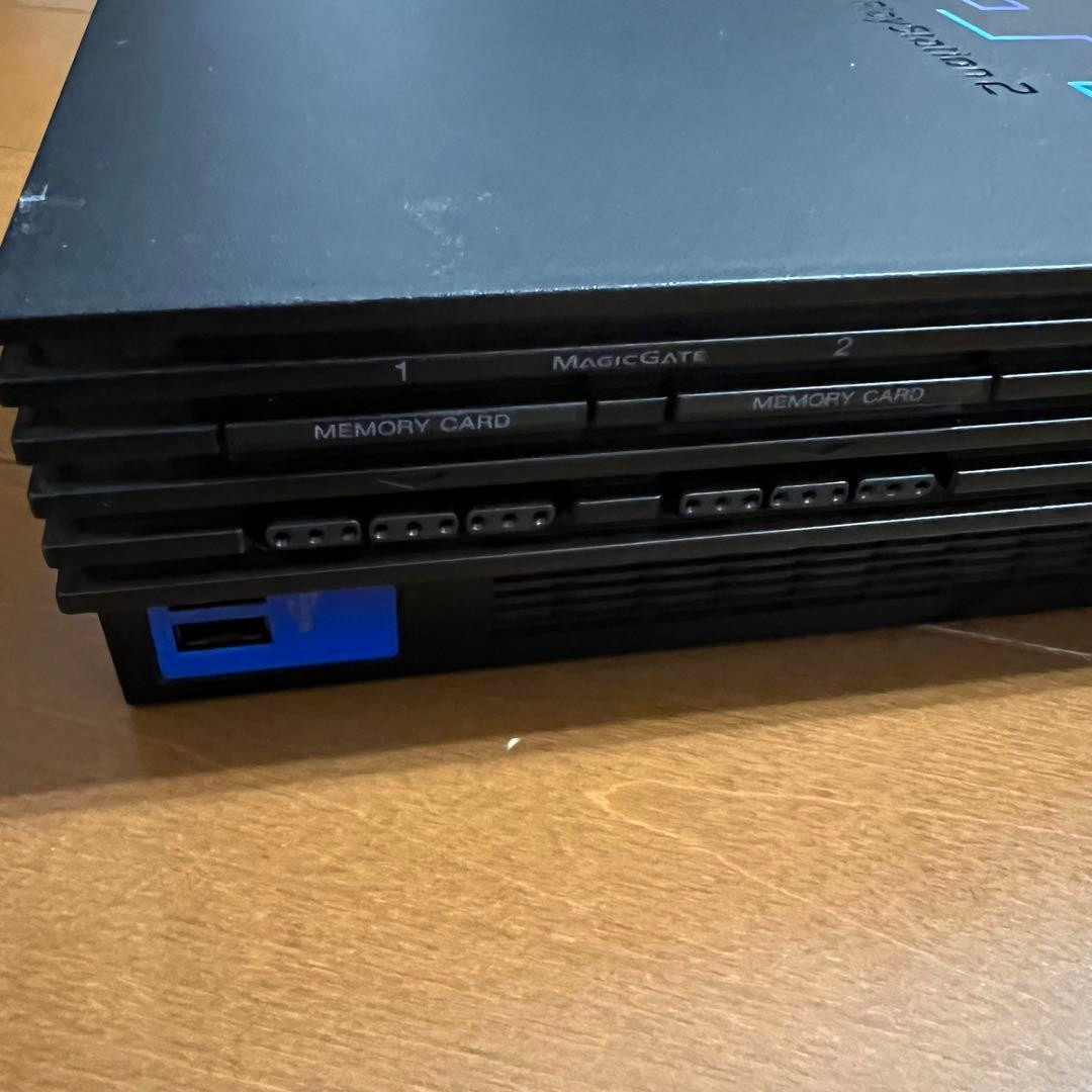 Sony PlayStation 2 Midnight Black SCPH-50000 Console Fat PS2 NTSC-J Tested Work