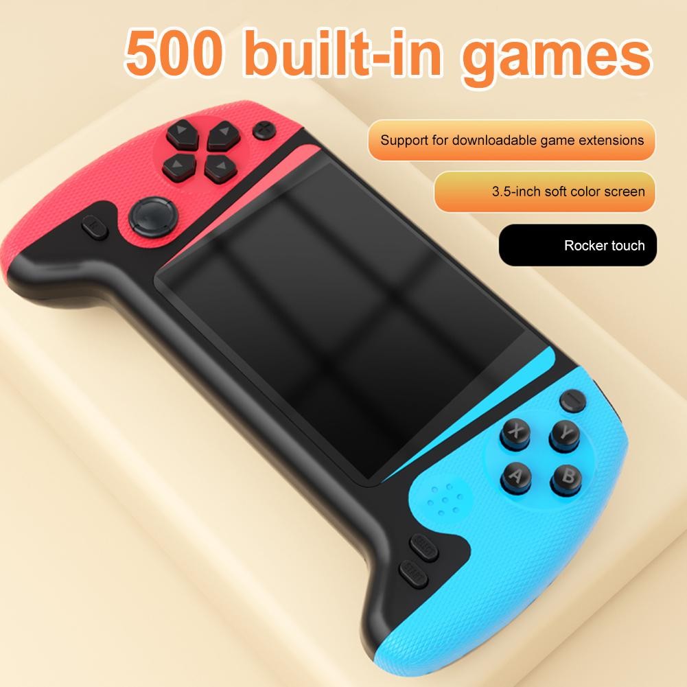 Retro Handheld Game Console 3.5inch Lcd Screen Built-in 500 Games Gaming Console