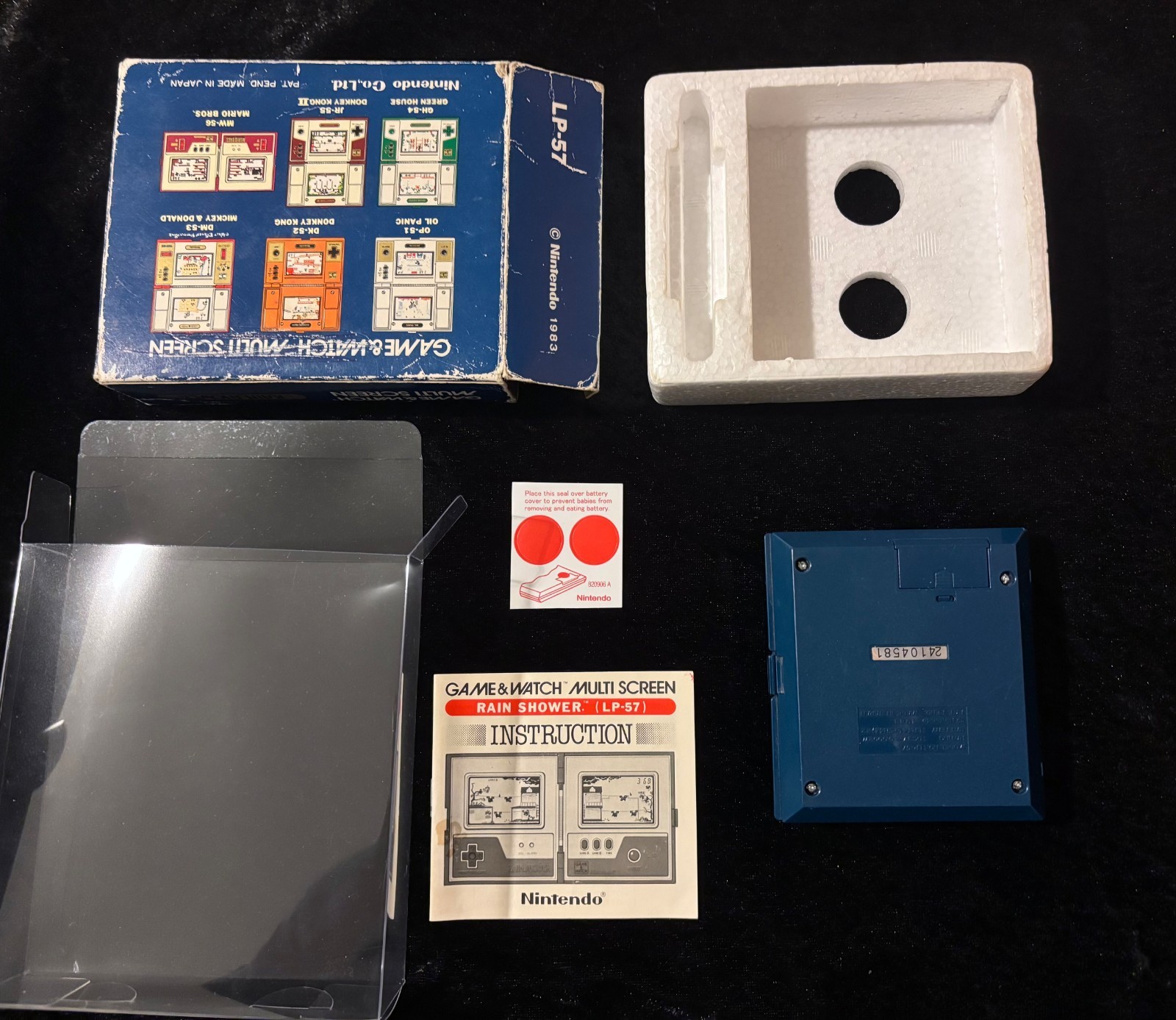 Nintendo Game&Watch RAIN SHOWER Electronic vintage classic toy video game hobby