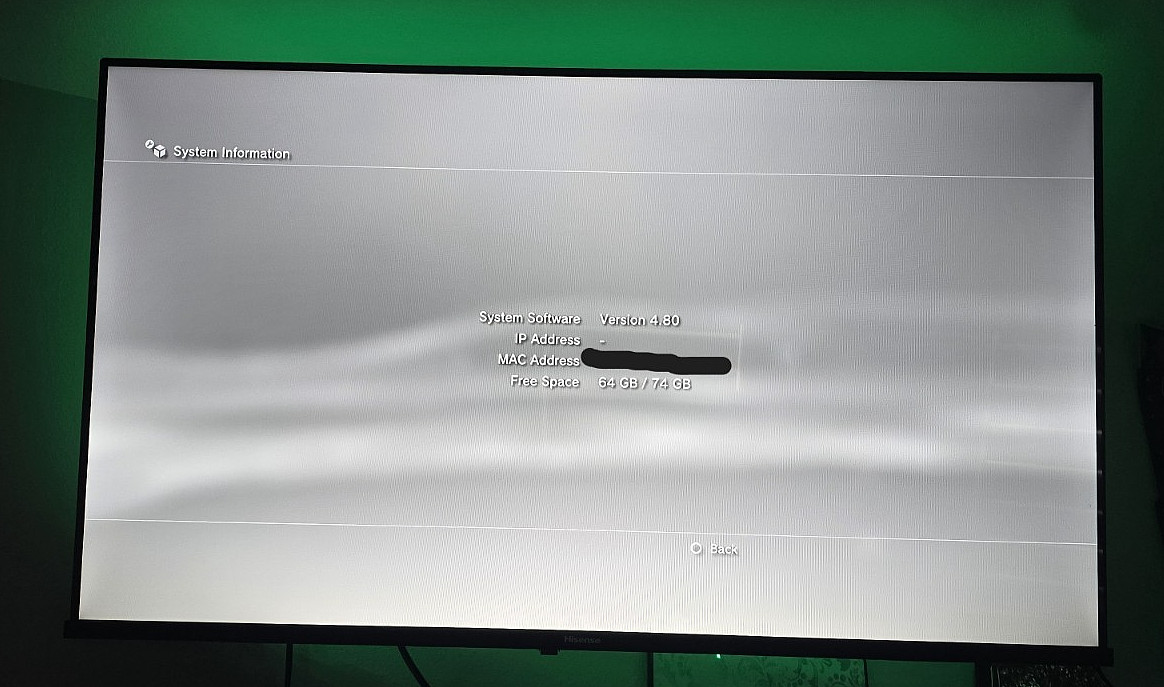 Sony PlayStation 3 Model CECHK01 80 GB – Tested – Disc will not read