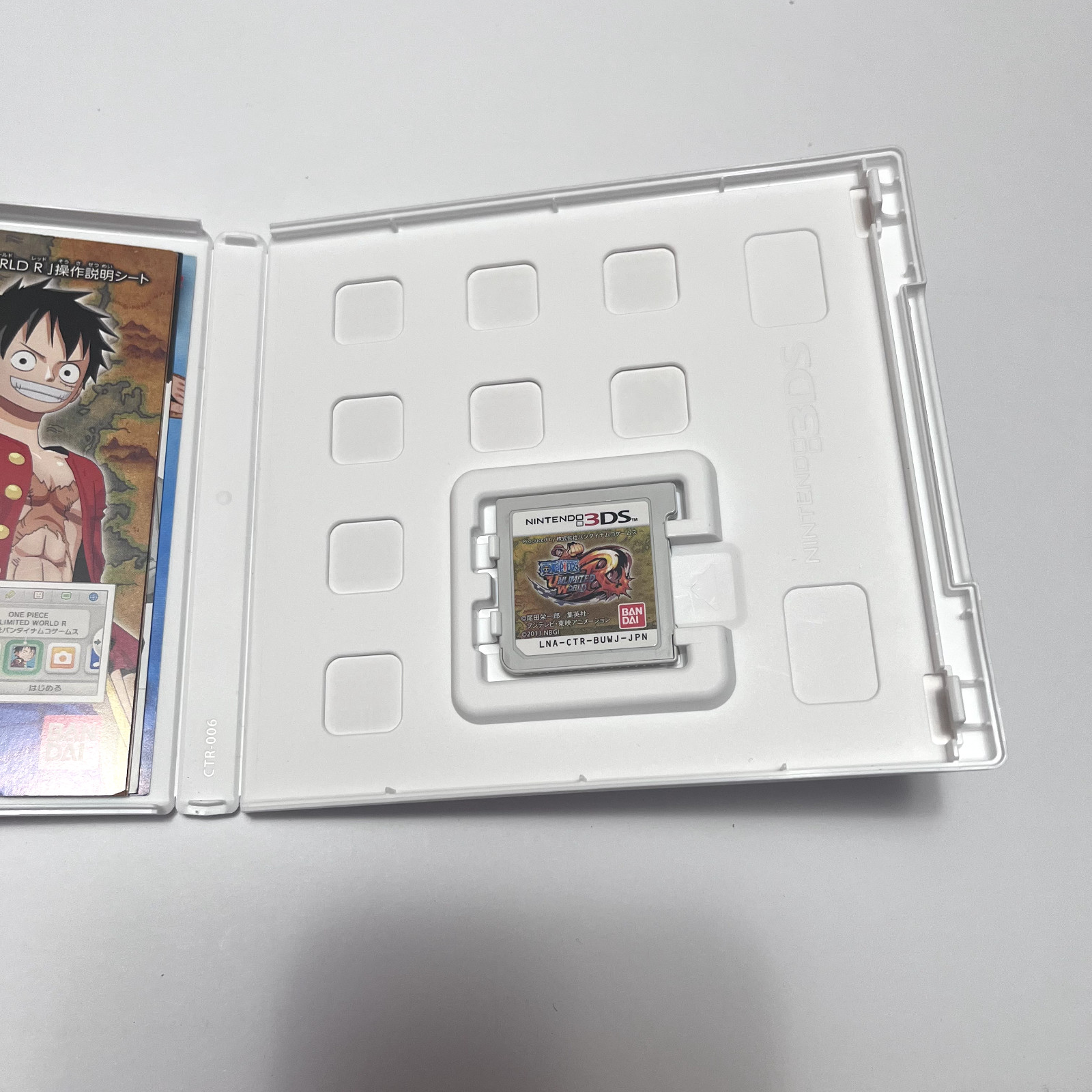Nintendo 3DS LL XL One Piece Unlimited World R Luffy Red OPEN BOX AMERICAN SELLR
