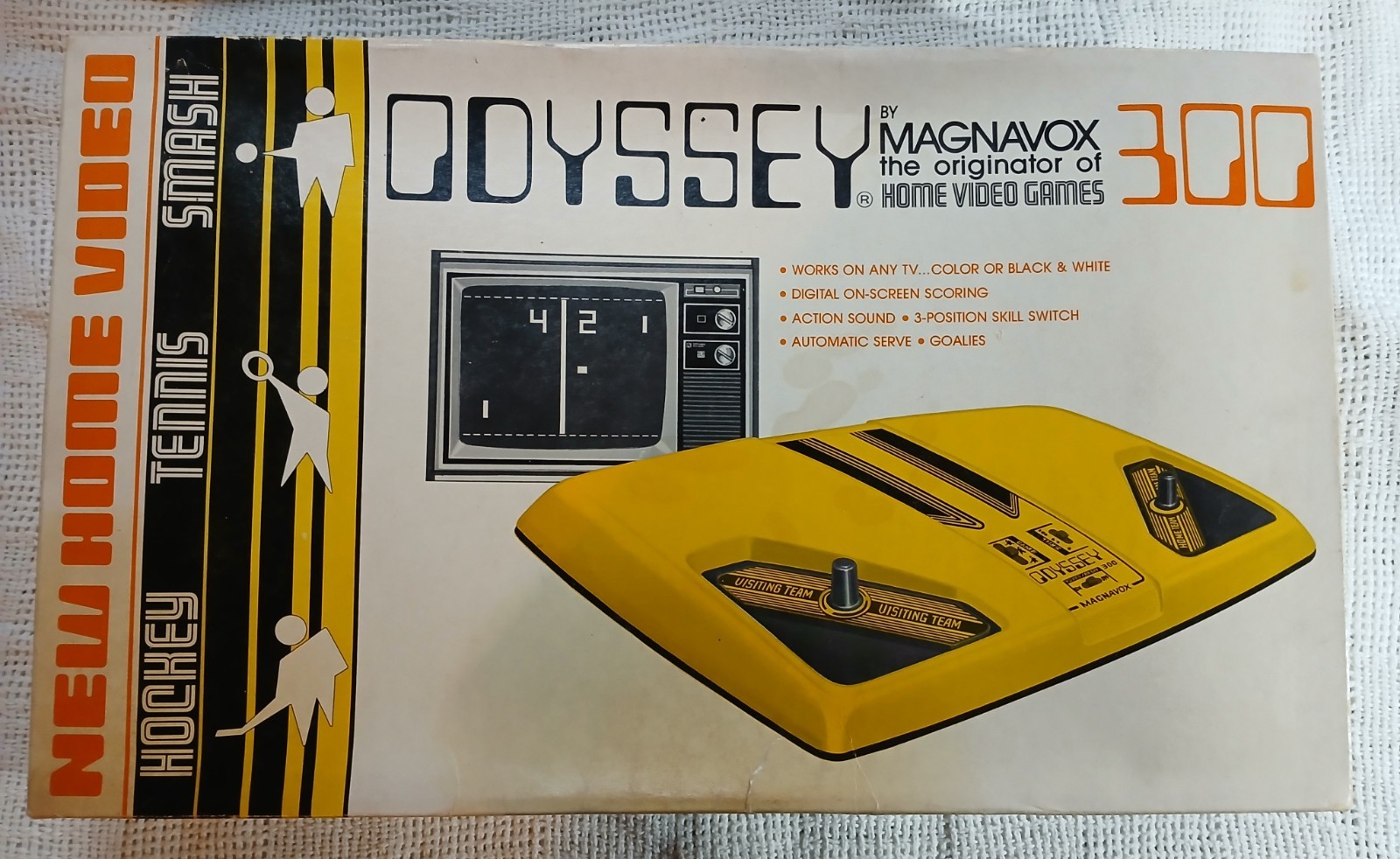 Vintage 1976 Magnavox Odyssey 300 Video Game System Console in Box. 50 years Old