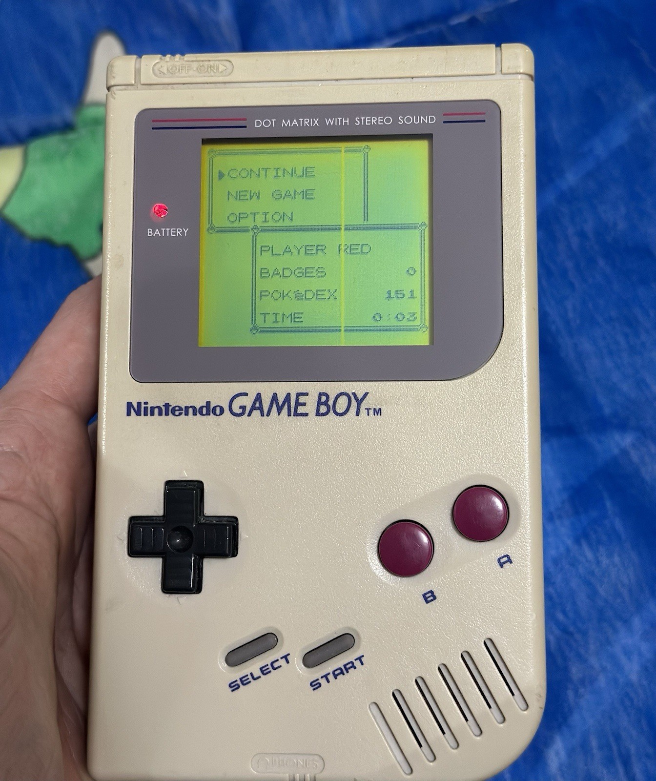 Nintendo GameBoy DMG-01 Original Vintage Handheld 1989 Works Lines Tested
