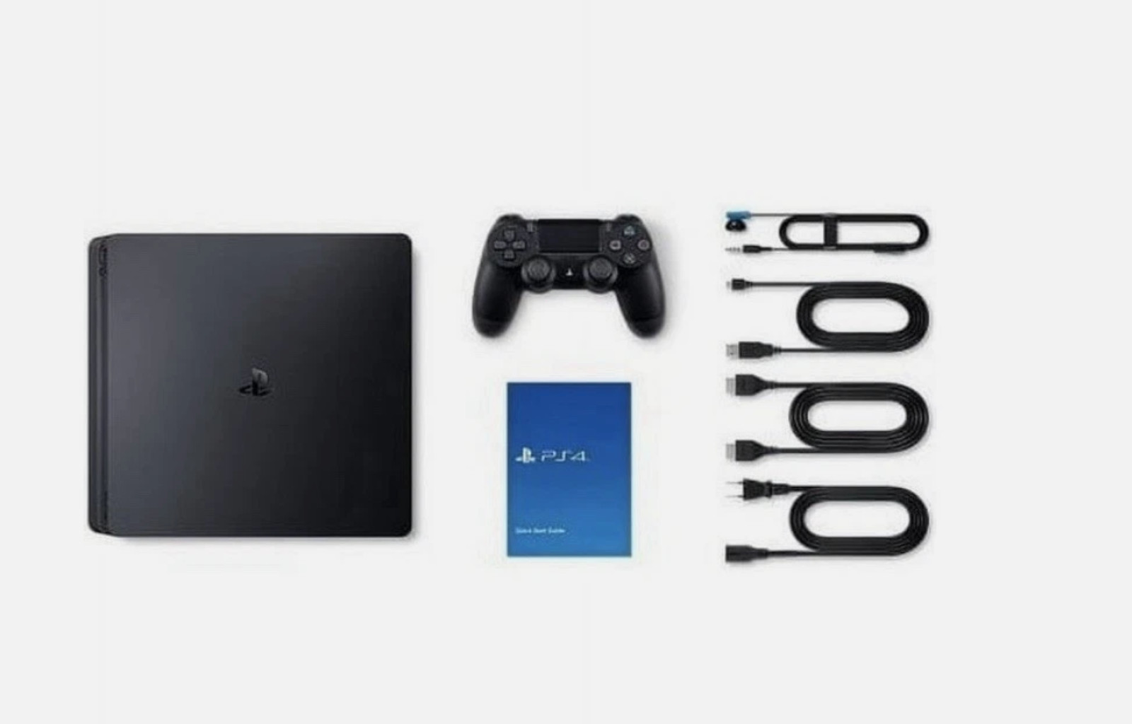 Sony PlayStation 4 Slim 1TB Black Console Wi-Fi HDMI USB CUH-2015B – Open Box