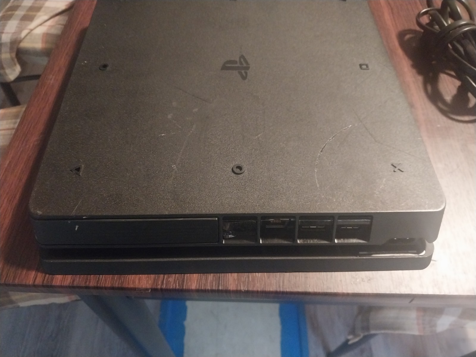 Ps4 Slim 500GB With 9 Games And Power Cord No Controller Fair Condition