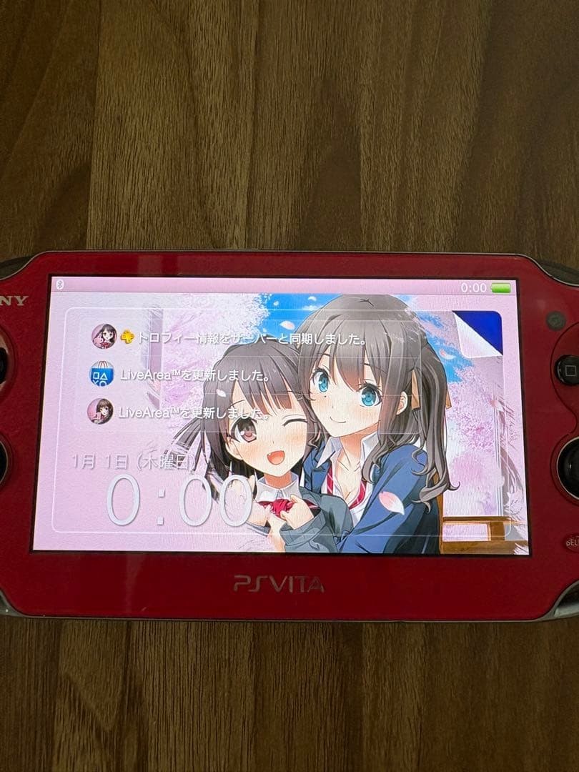 PlayStation PS Vita OLED (PCH-1000) Cosmic Red Boxed Tested