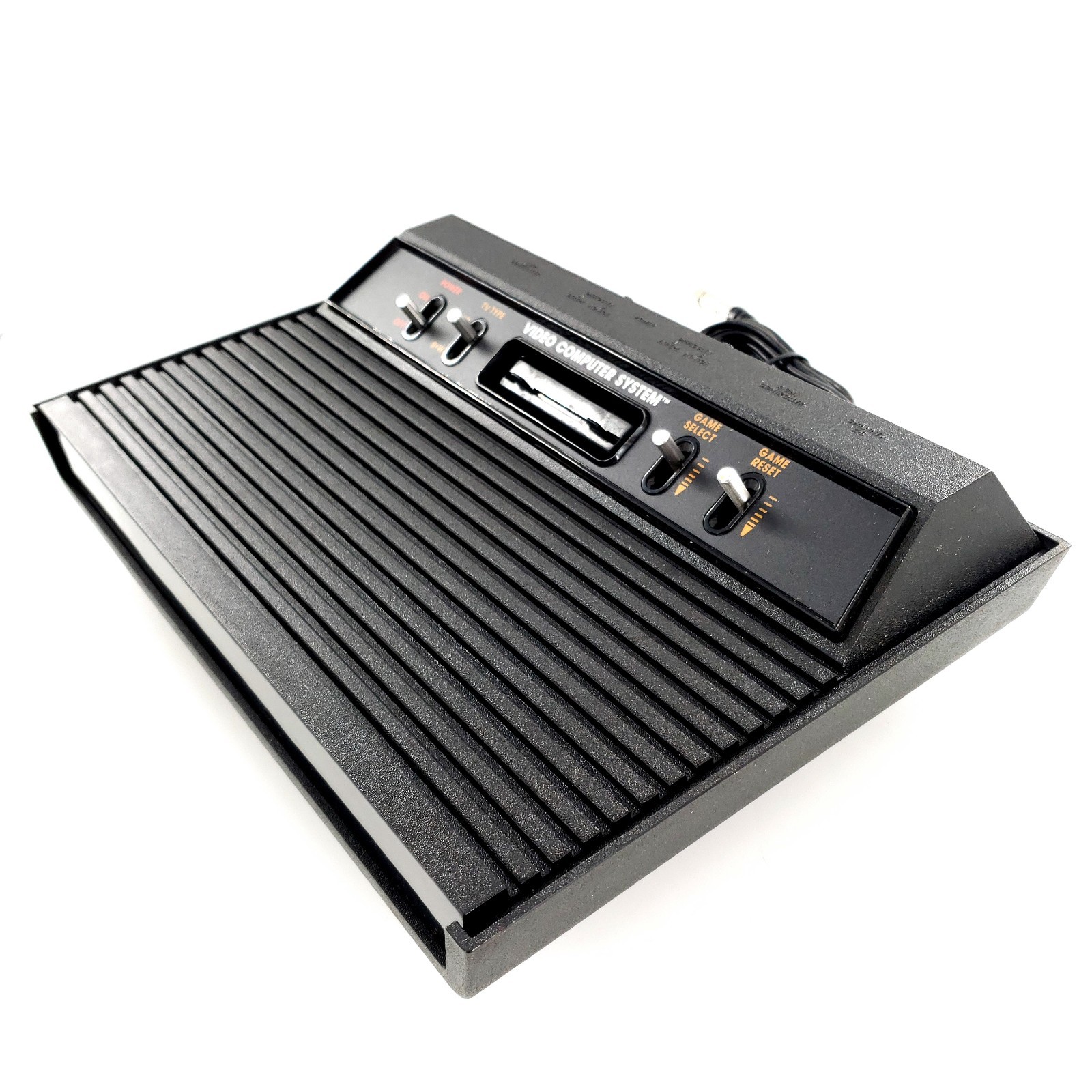Atari 2600 Darth Vader Black Console 4-Switch w/ Controller, Adapter, Box Tested