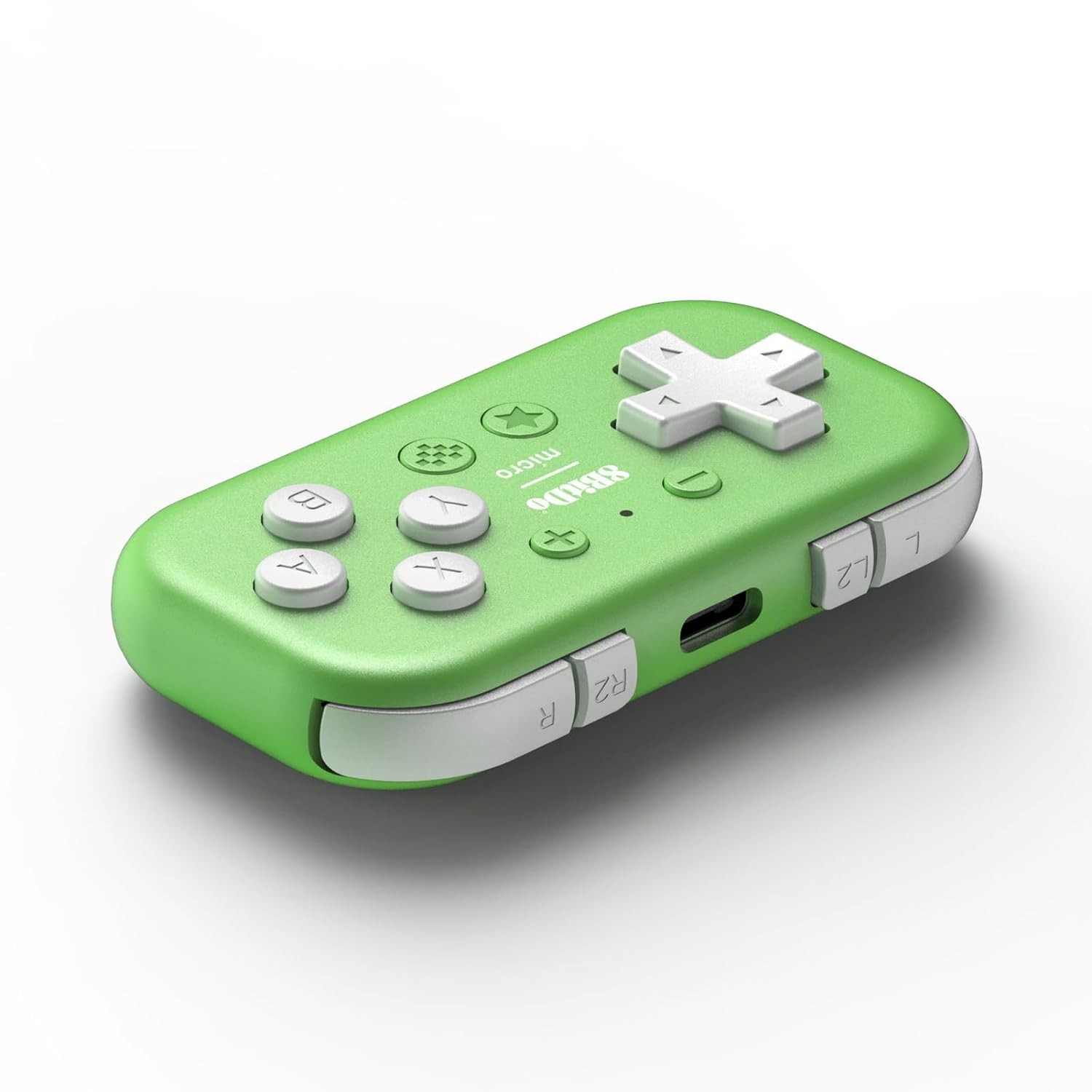 8Bitdo Micro Bluetooth Gamepad Pocket-sized Mini Controller for Switch, Green