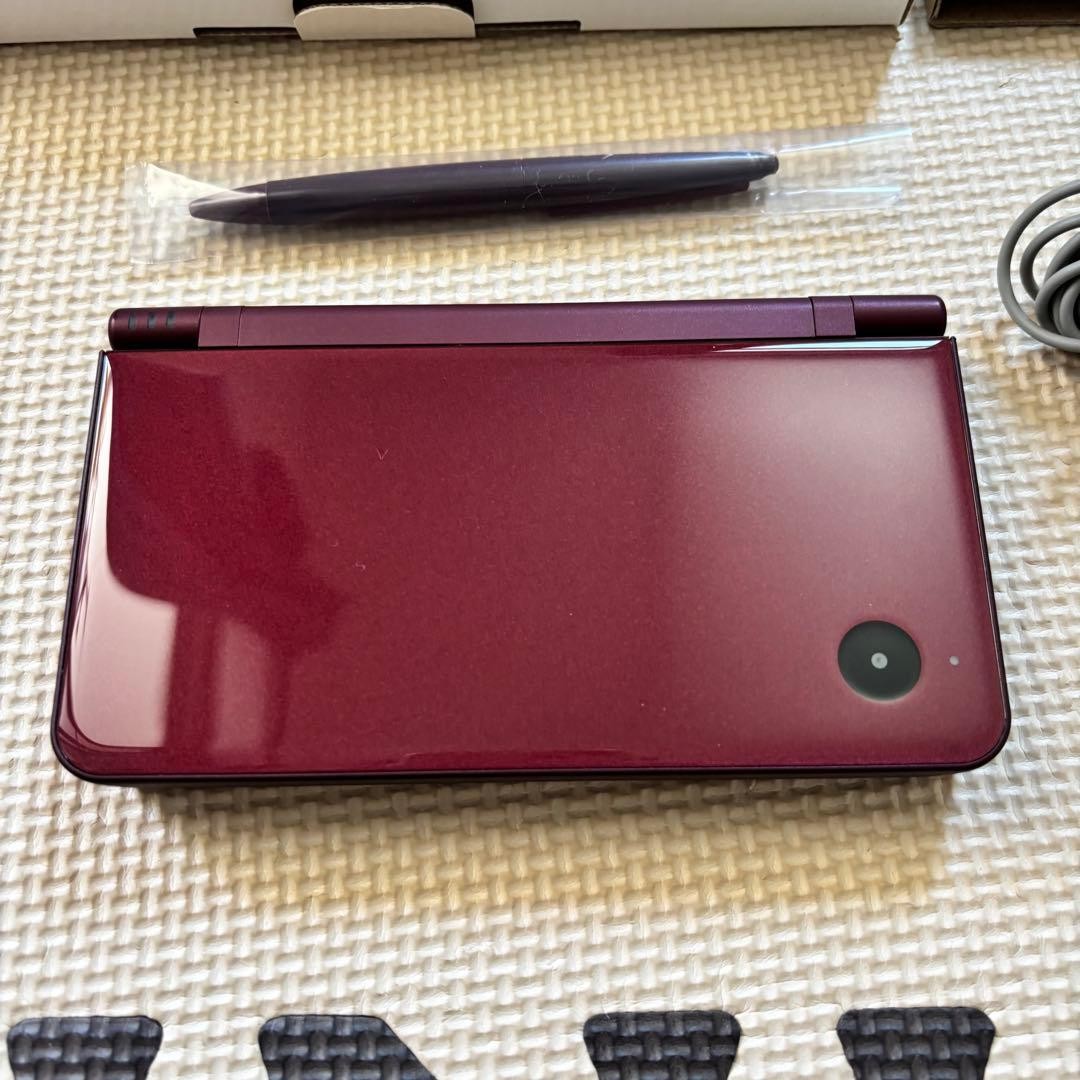 Nintendo DSi LL Wine Red Console Tested Working Region Free Boxed Complete