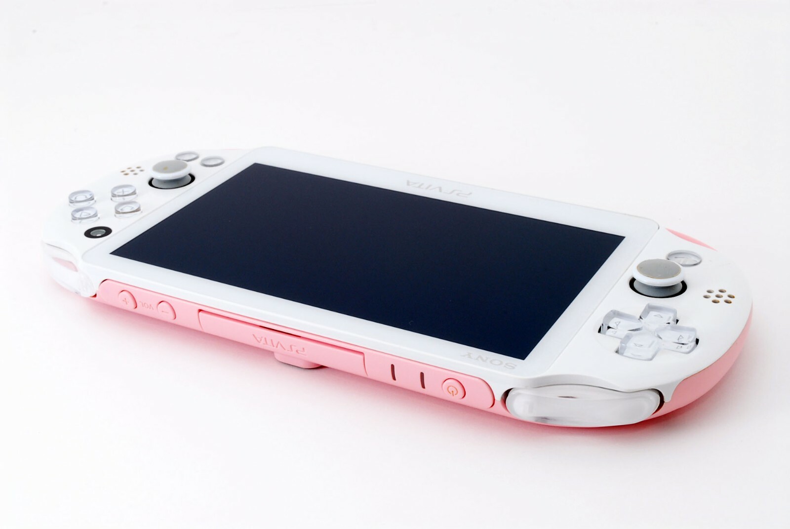 Sony PS Vita Light Pink White Slim Playstation PCH-2000 w/ Charger