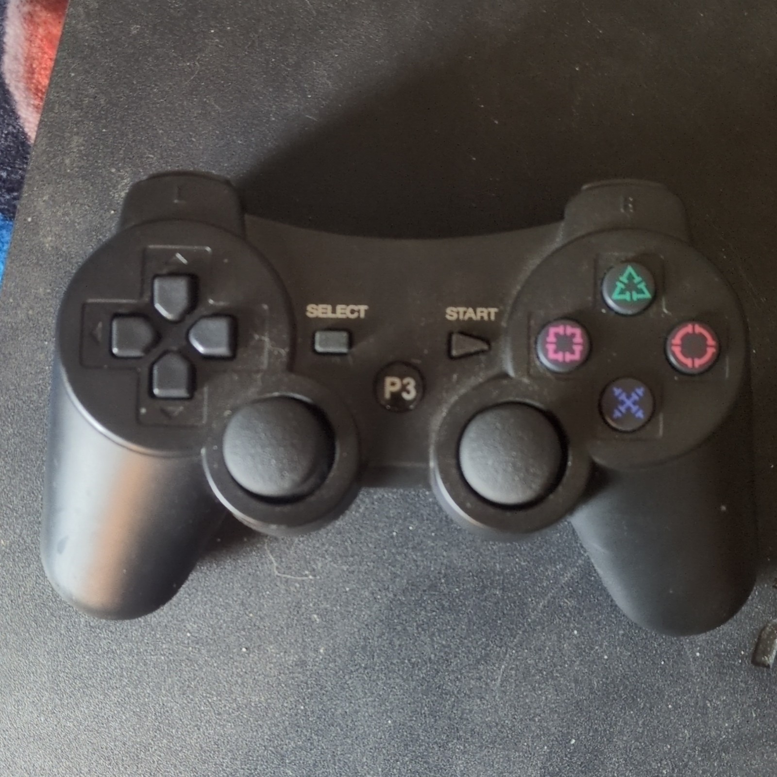 Sony PlayStation 3 Slim PS3 120GB Black 1080p Blu-Ray Controller HDMI NTSC-U/C