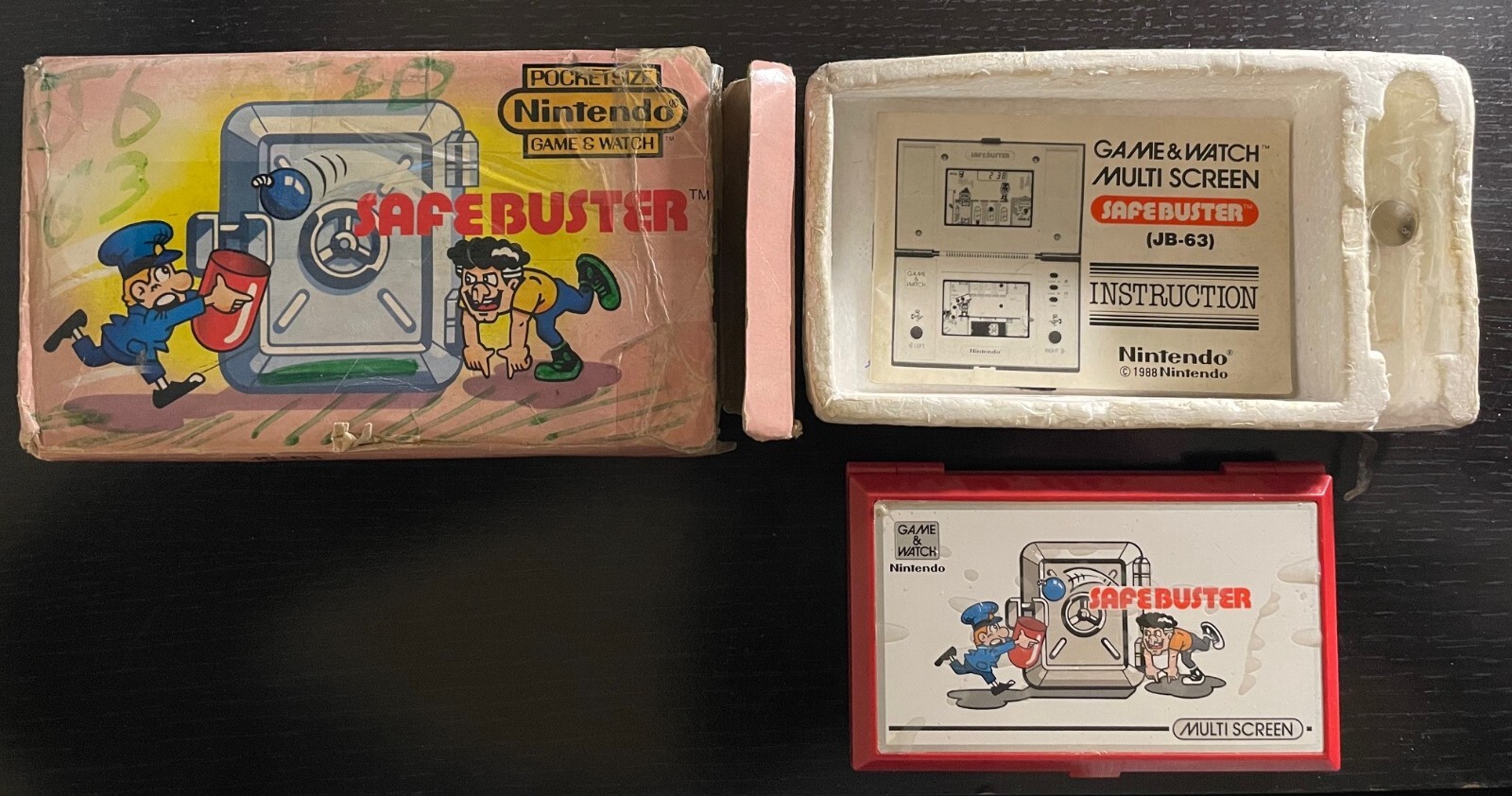 NINTENDO SAFEBUSTER 1988 – HANDHELD VIDEO GAME
