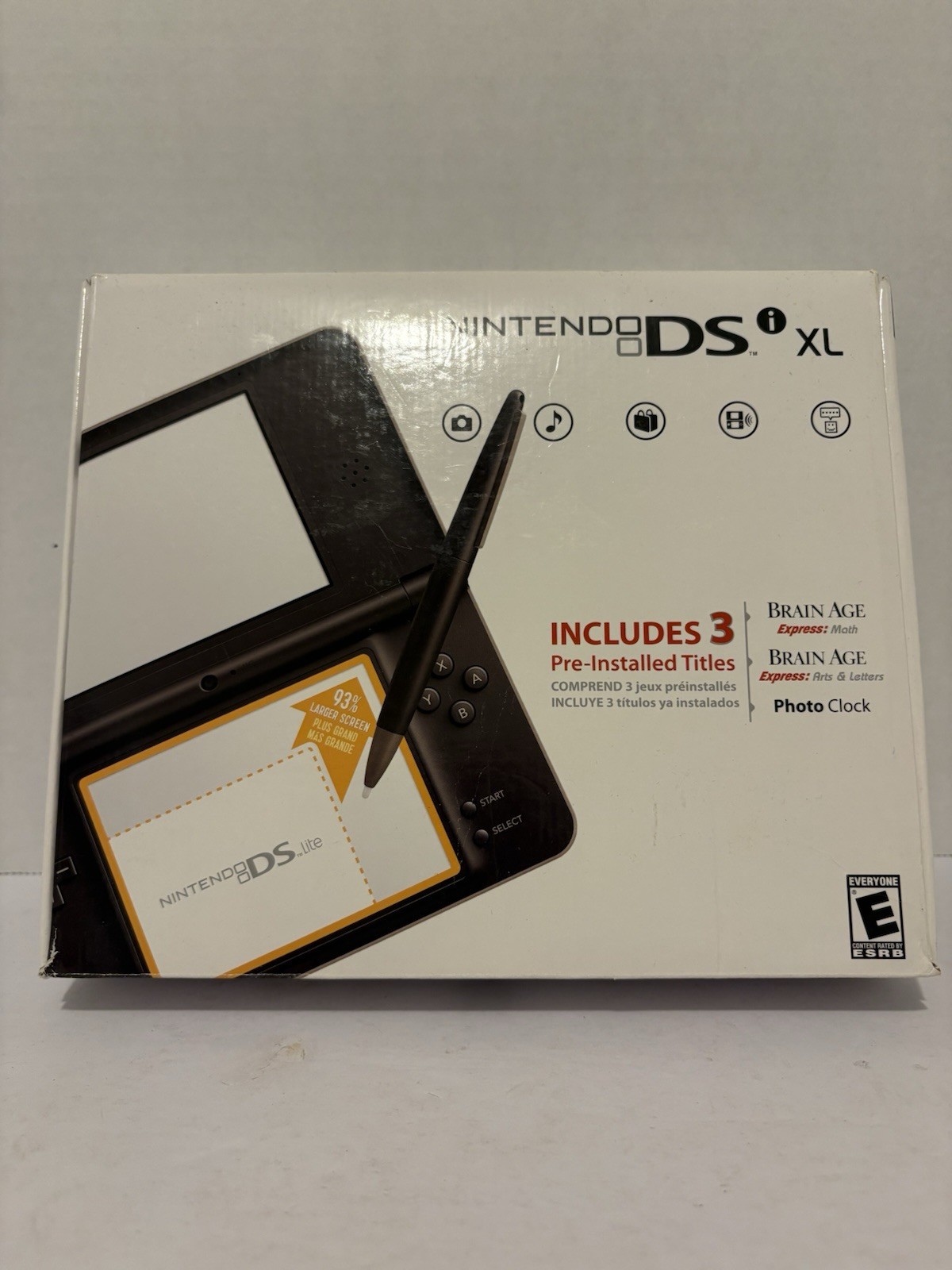 COMPLETE IN BOX Nintendo DSi XL Black w/ Box & Manuals.