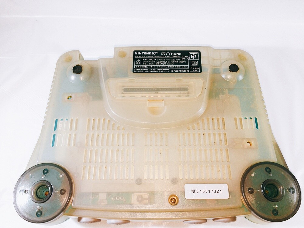 Nintendo 64 Home Console – Clear Blue, Working Tested (OK! )