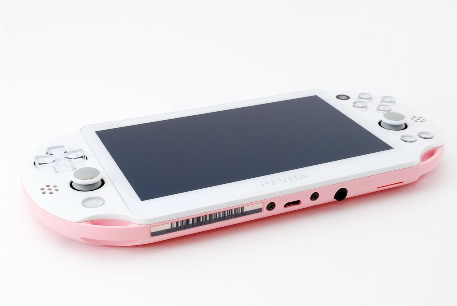 Sony PS Vita Light Pink White Slim Playstation PCH-2000 w/ Charger