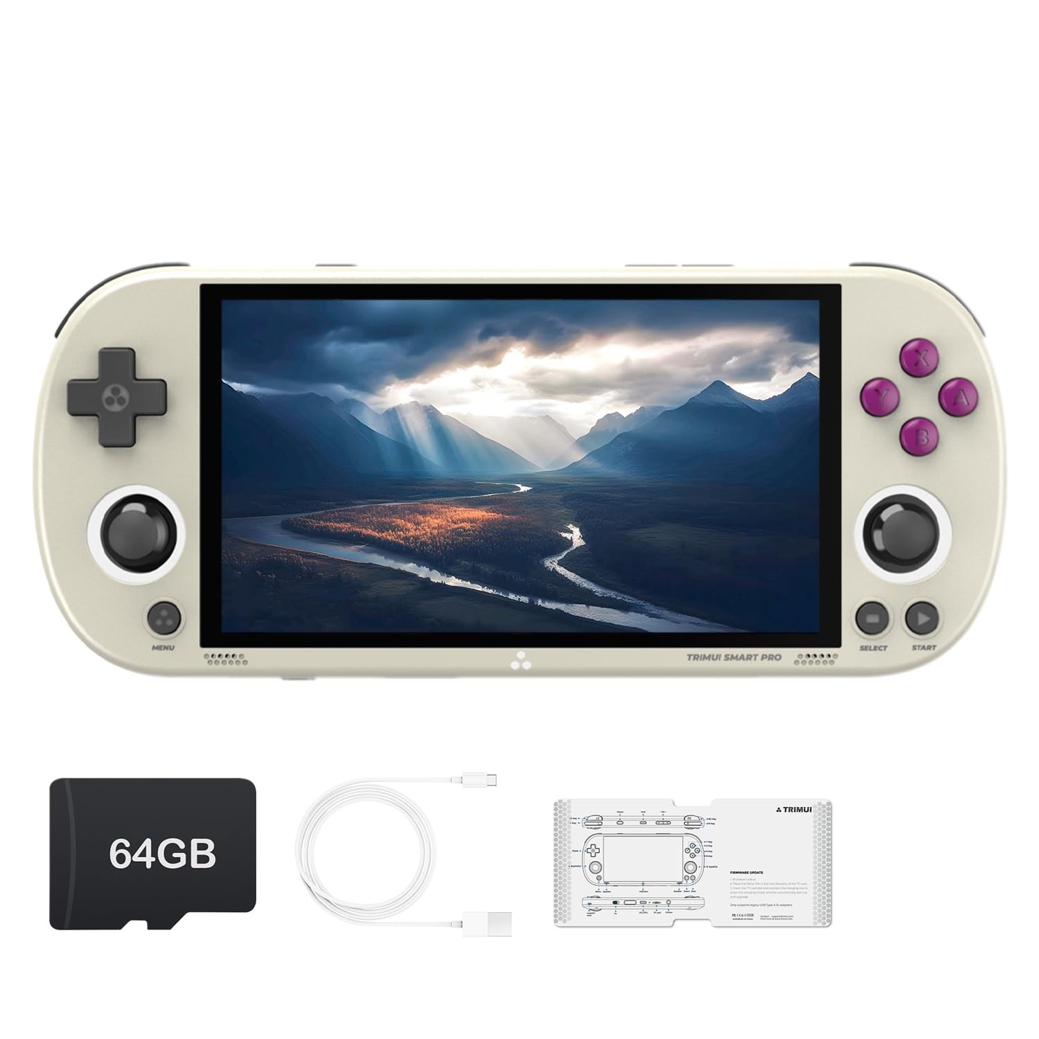 Trimui Smart Handheld Game Console 4.96-Inches Display Game Console, Linux Sy…